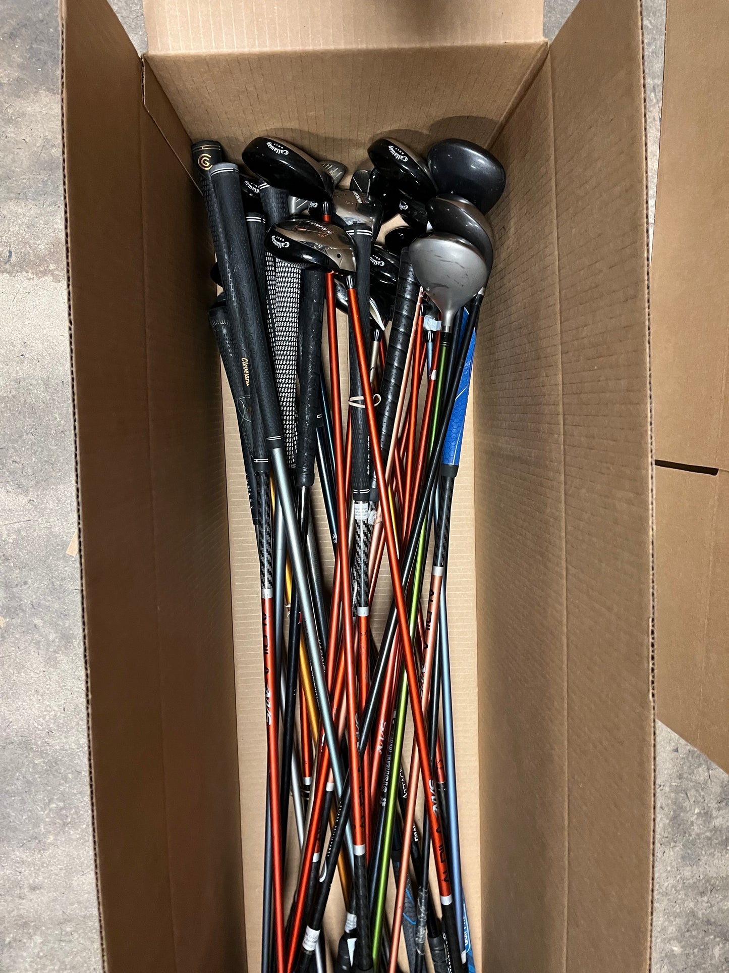 Wholesale Lot of 30 Cleveland, Callaway BB Fusion, Hawk Eye Woods-Next Round