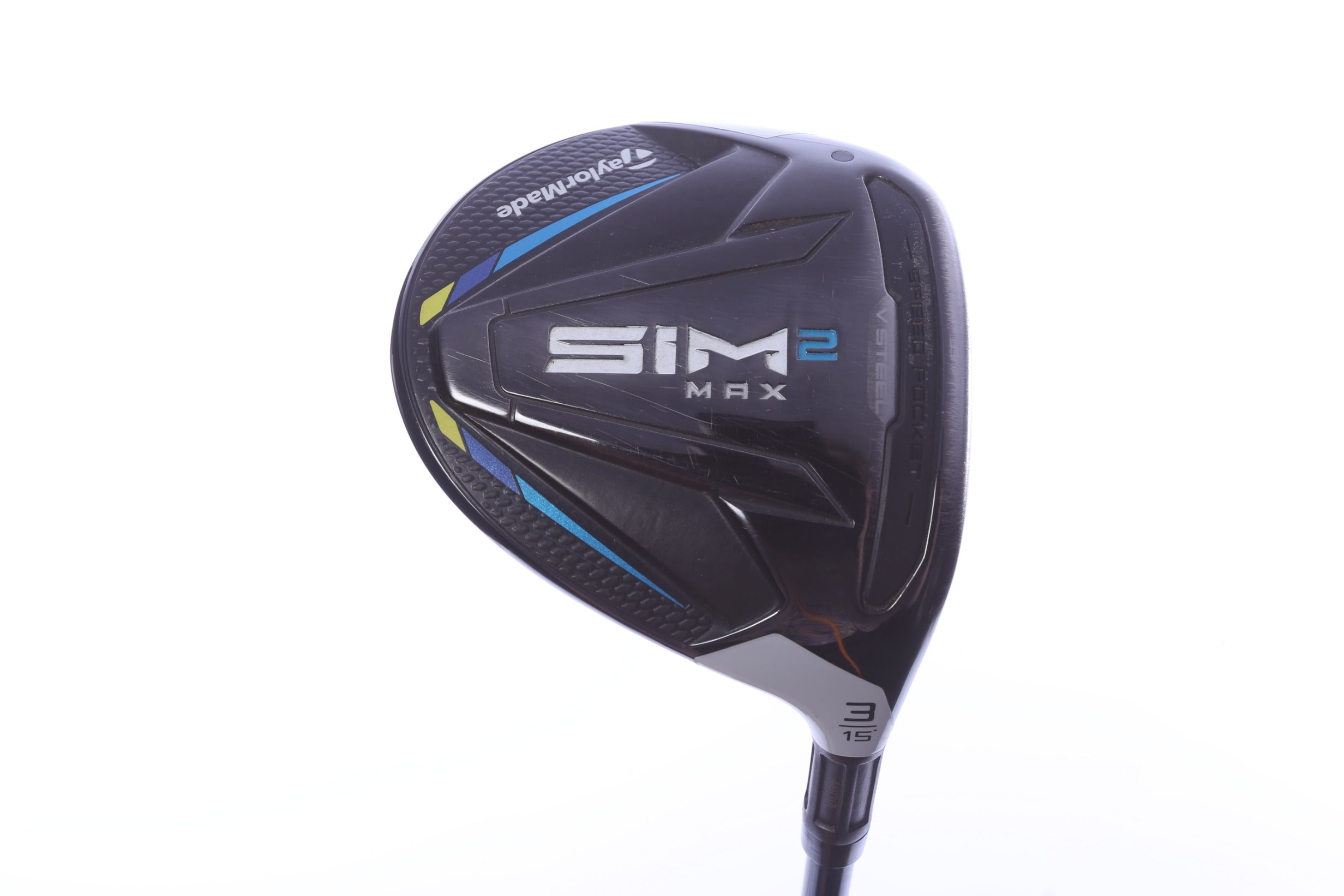 Used TaylorMade SIM2 MAX 3-Wood - Right-Handed - 15 Degrees - Stiff Flex