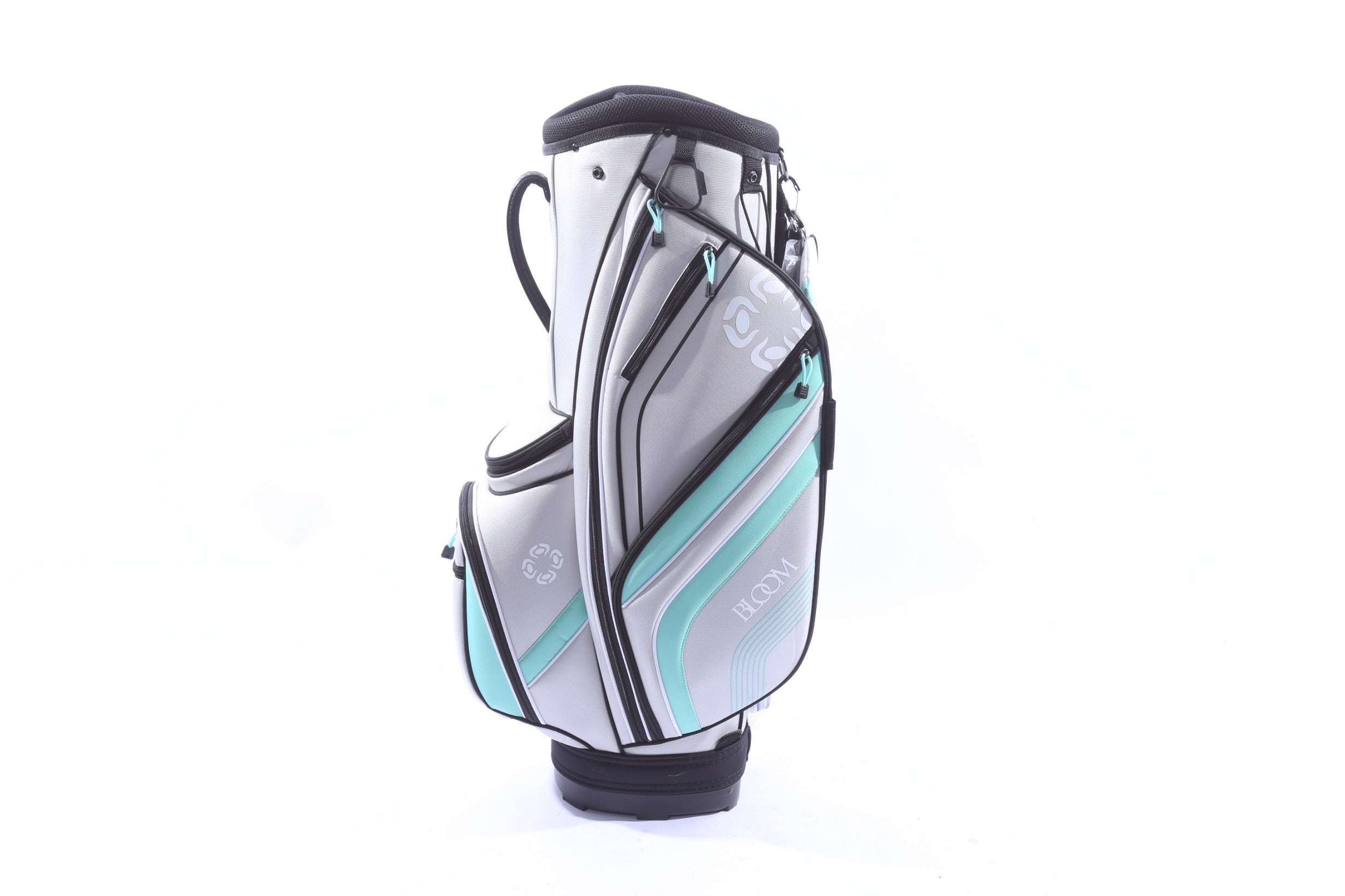 Used Cleveland All Other Models Gray Cart Bag - 5-Way - 8 Pockets - Rain Cover Included-Next Round