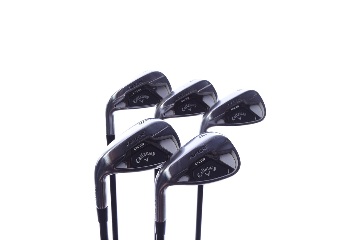 Used Callaway Apex DCB Iron Set - Left-Handed - 6-PW - Seniors Flex