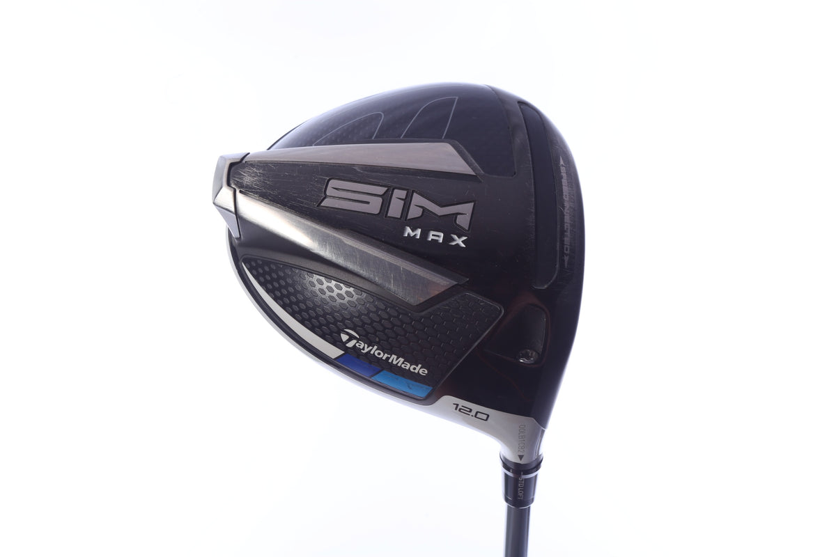 Used TaylorMade SIM MAX Driver - 12 Degrees - Stiff Flex Fujikura Pro 2.0 - Right-Handed-Next Round