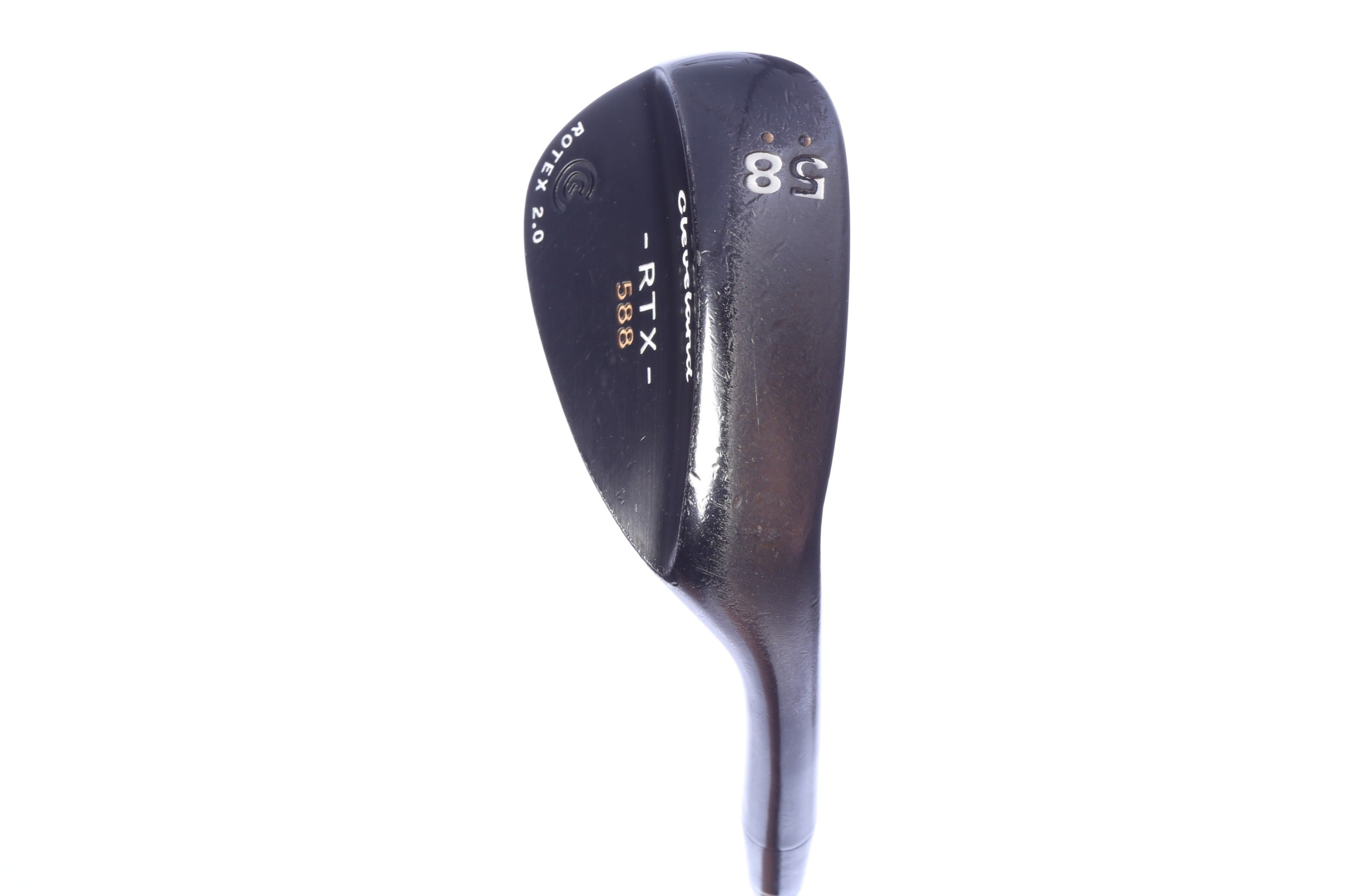 Used Cleveland 588 RTX 2.0 Black Satin Lob Wedge - Right-Handed - 58 Degrees - Wedge Flex