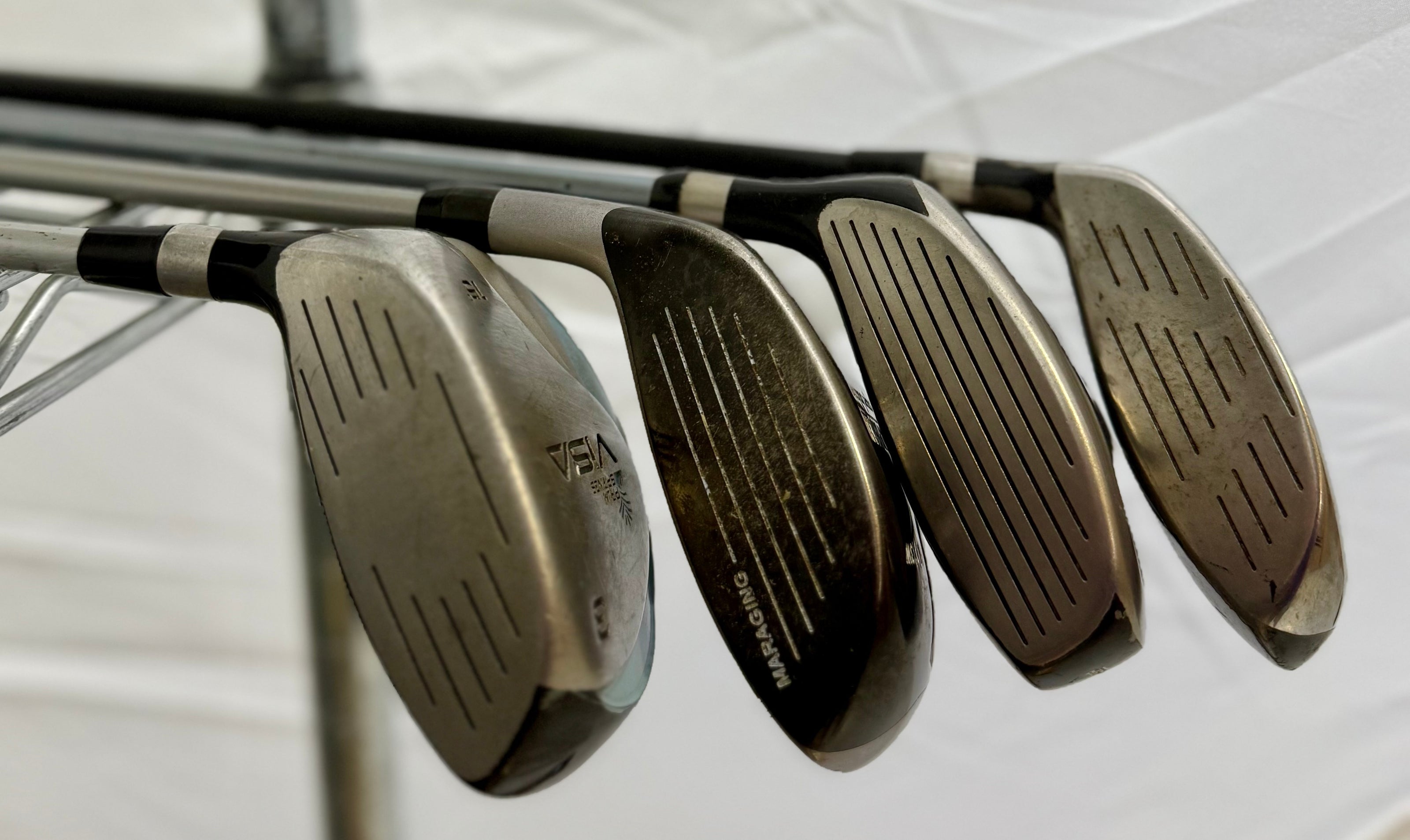 Wholesale Lot of 30 Golf Clubs - Assorted Fairway Woods & Hybrid-Next Round