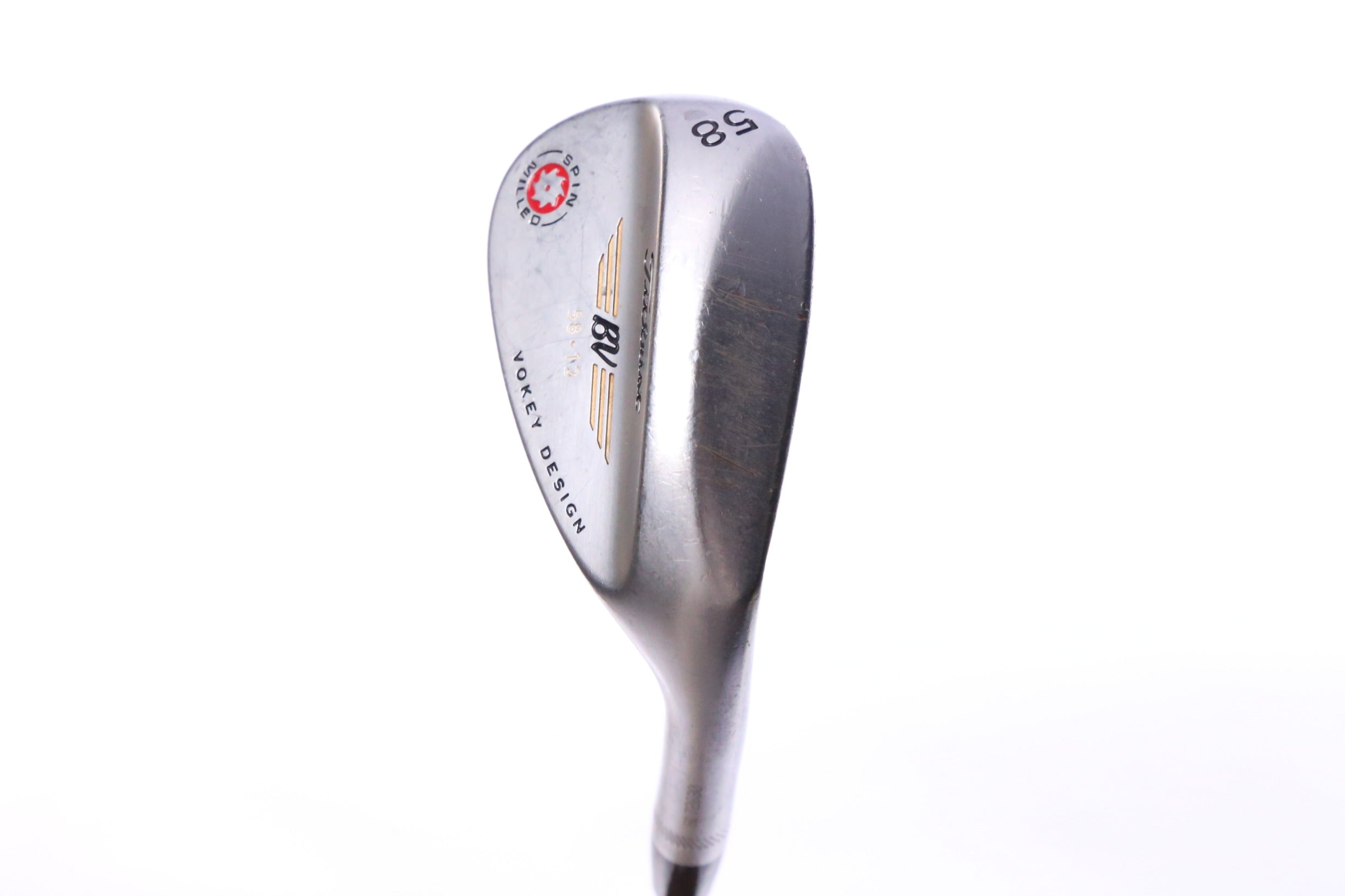 Used Titleist Vokey Spin Milled Tour Chrome '09 Lob Wedge - Right-Handed - 58 Degrees - Wedge Flex-Next Round