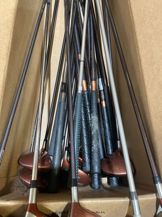 Wholesale Lot of 25 TaylorMade Titanium Bubble, Supersteel Drivers