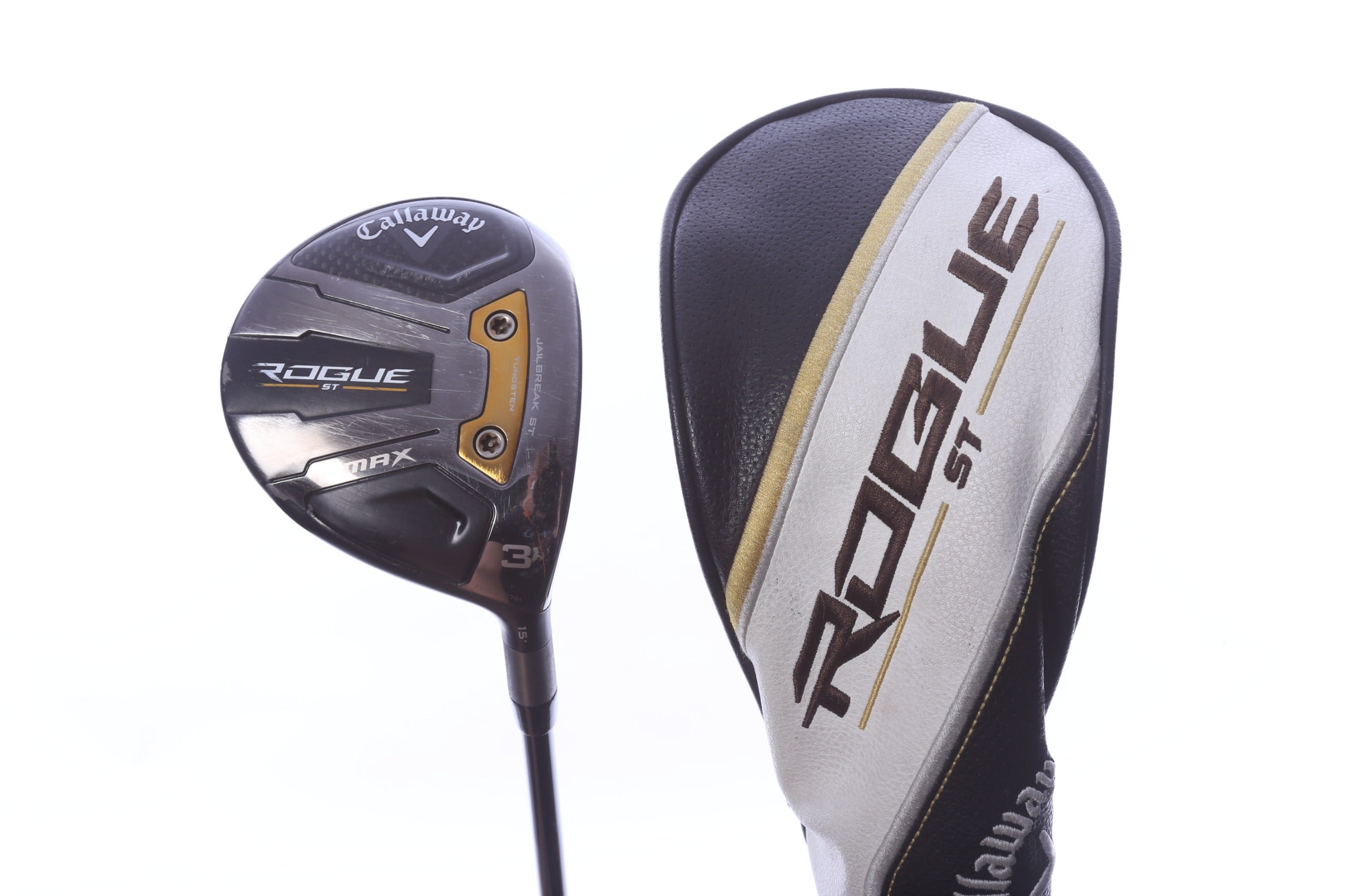 Used Callaway Rogue ST MAX 3-Wood - Right-Handed - 15 Degrees - Stiff Flex-Next Round
