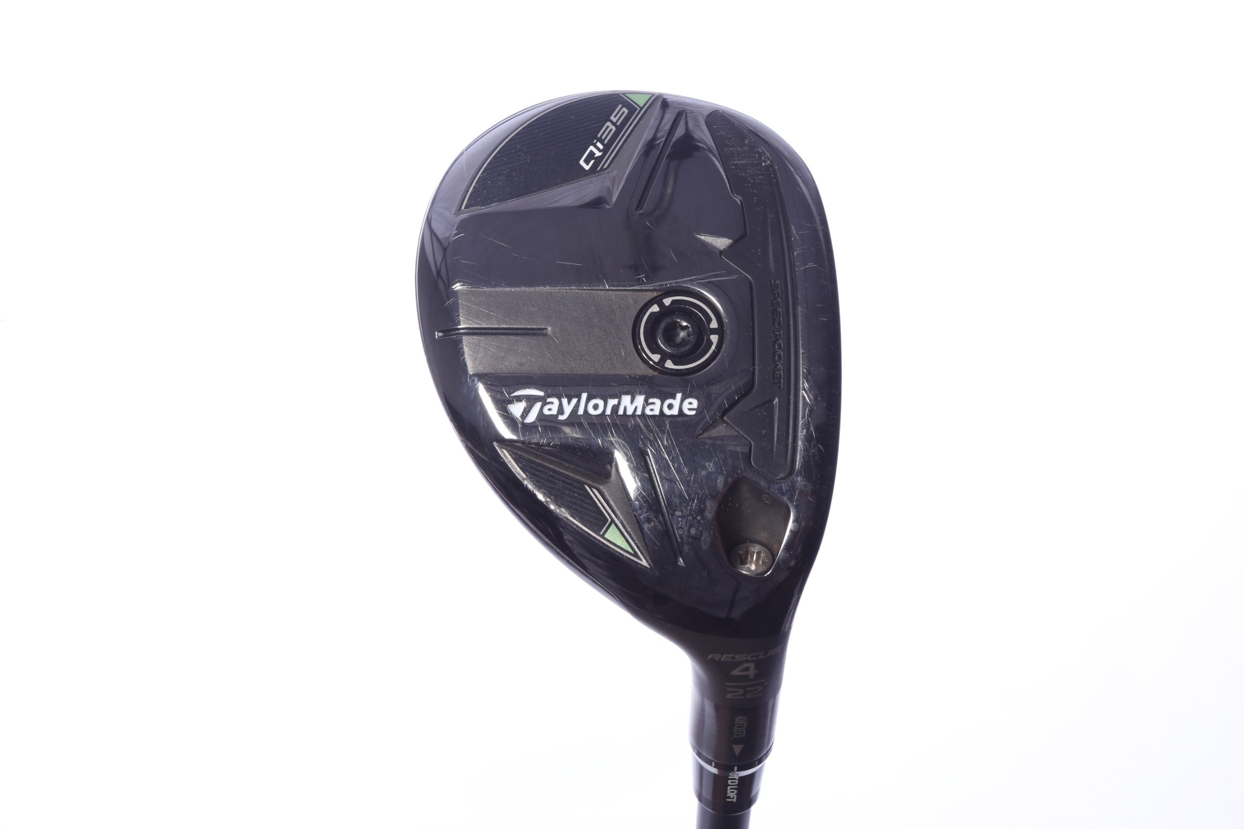 Used TaylorMade Qi35 Rescue 4H Hybrid - Right-Handed - 22 Degrees - Regular Flex-Next Round