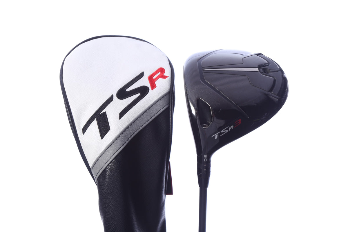 Used Titleist TSR3 Driver - 9 Degrees - Stiff Flex Mitsubishi Tensei 1K Black - Left-Handed