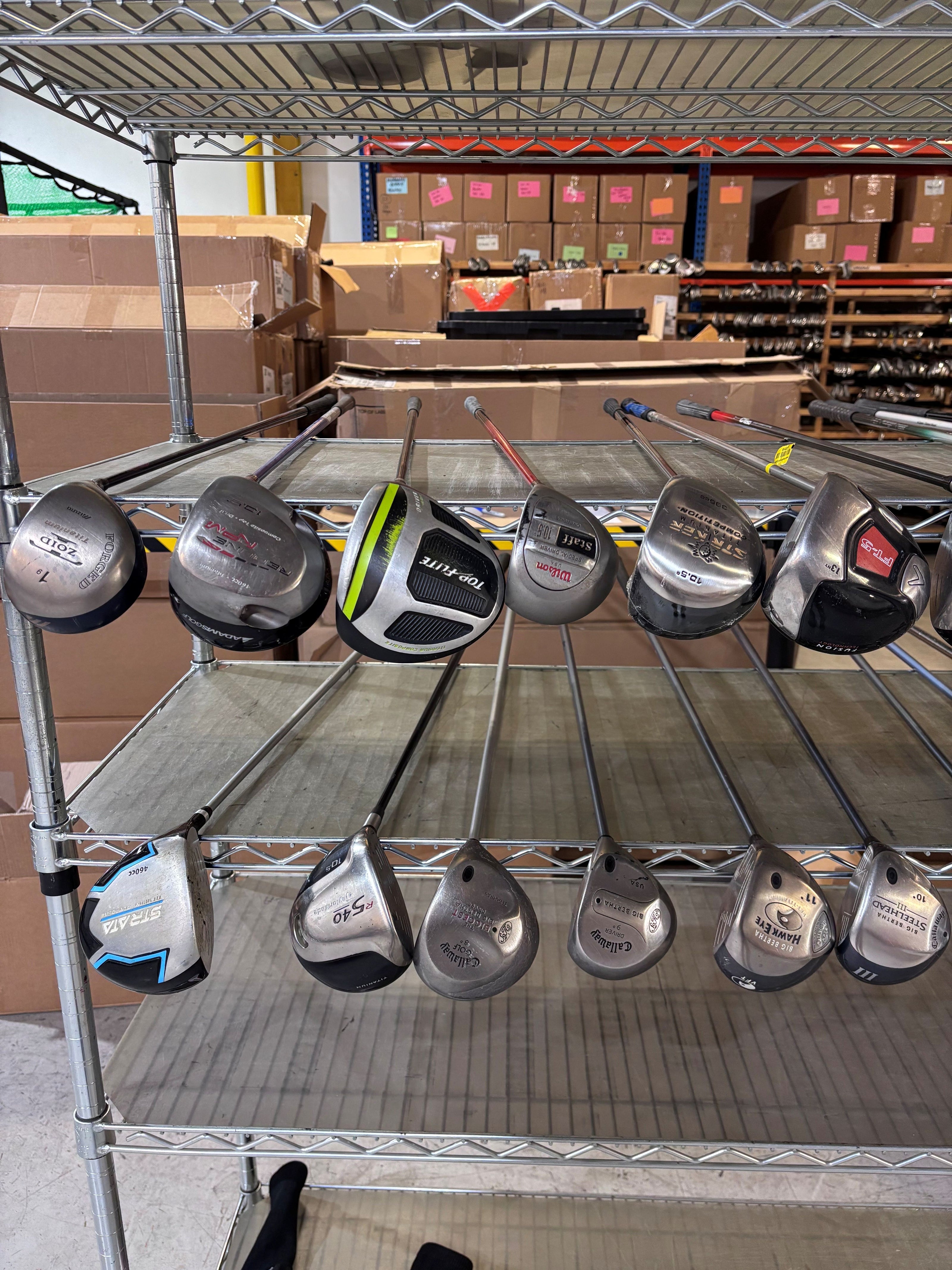 Wholesale Lot 20 Golf Clubs - Assorted Drivers-Next Round