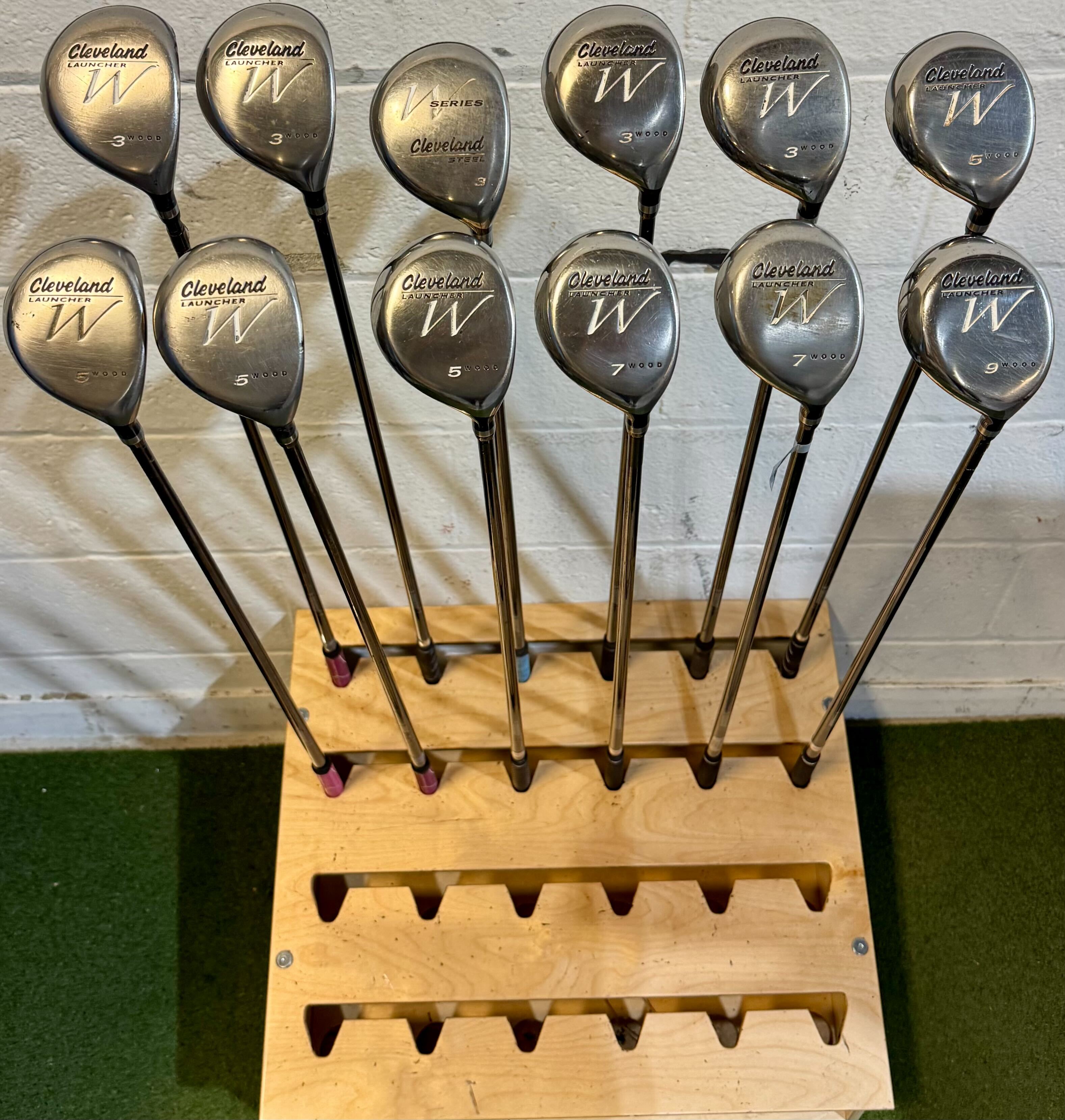 Wholesale Lot of 25 Golf Clubs - Cleveland Fairway Woods-Next Round