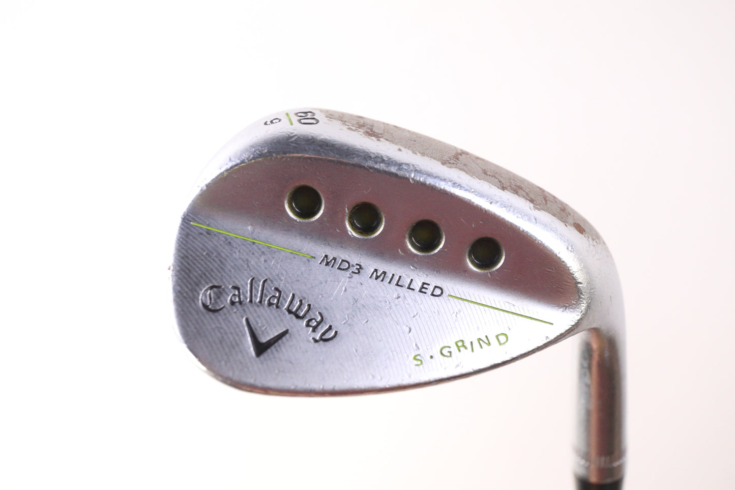 Used Callaway MD3 Milled Chrome S Grind Lob Wedge - Right-Handed - 60 Degrees - Stiff Flex-Next Round