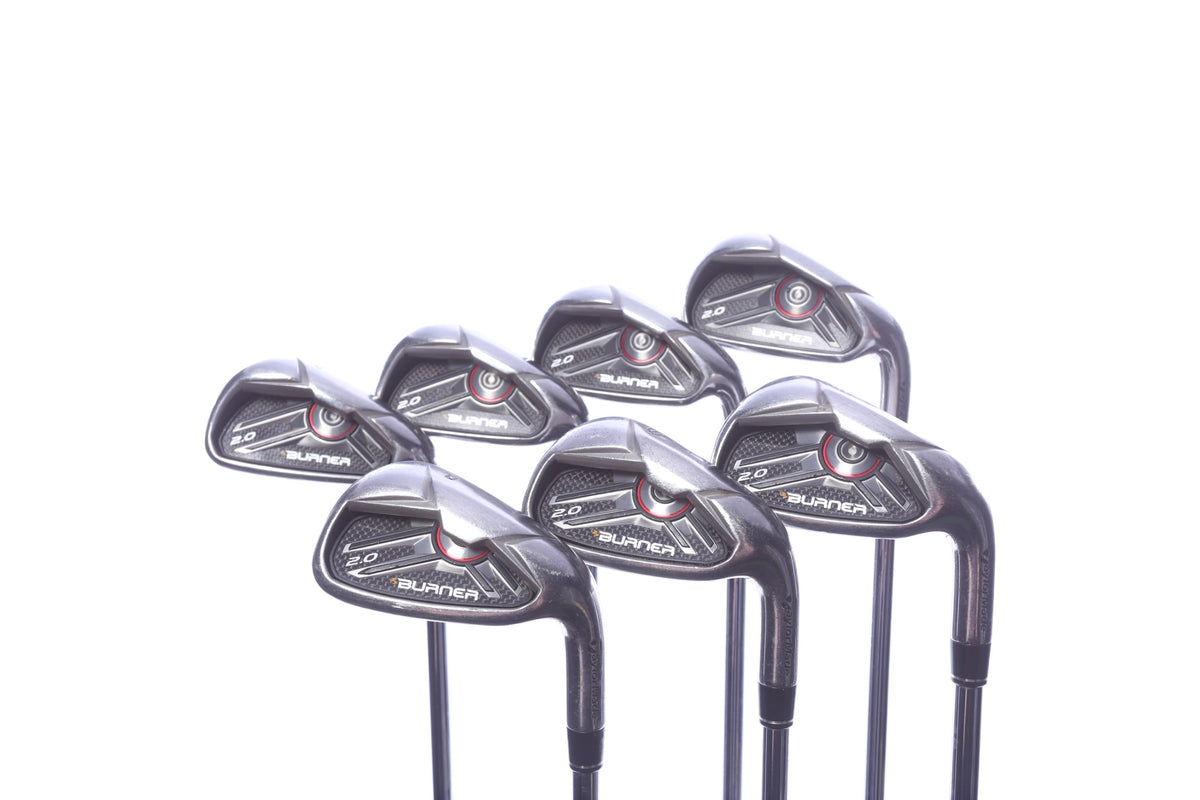 Used TaylorMade Burner 2.0 Iron Set - Right-Handed - 4-PW - Stiff Flex