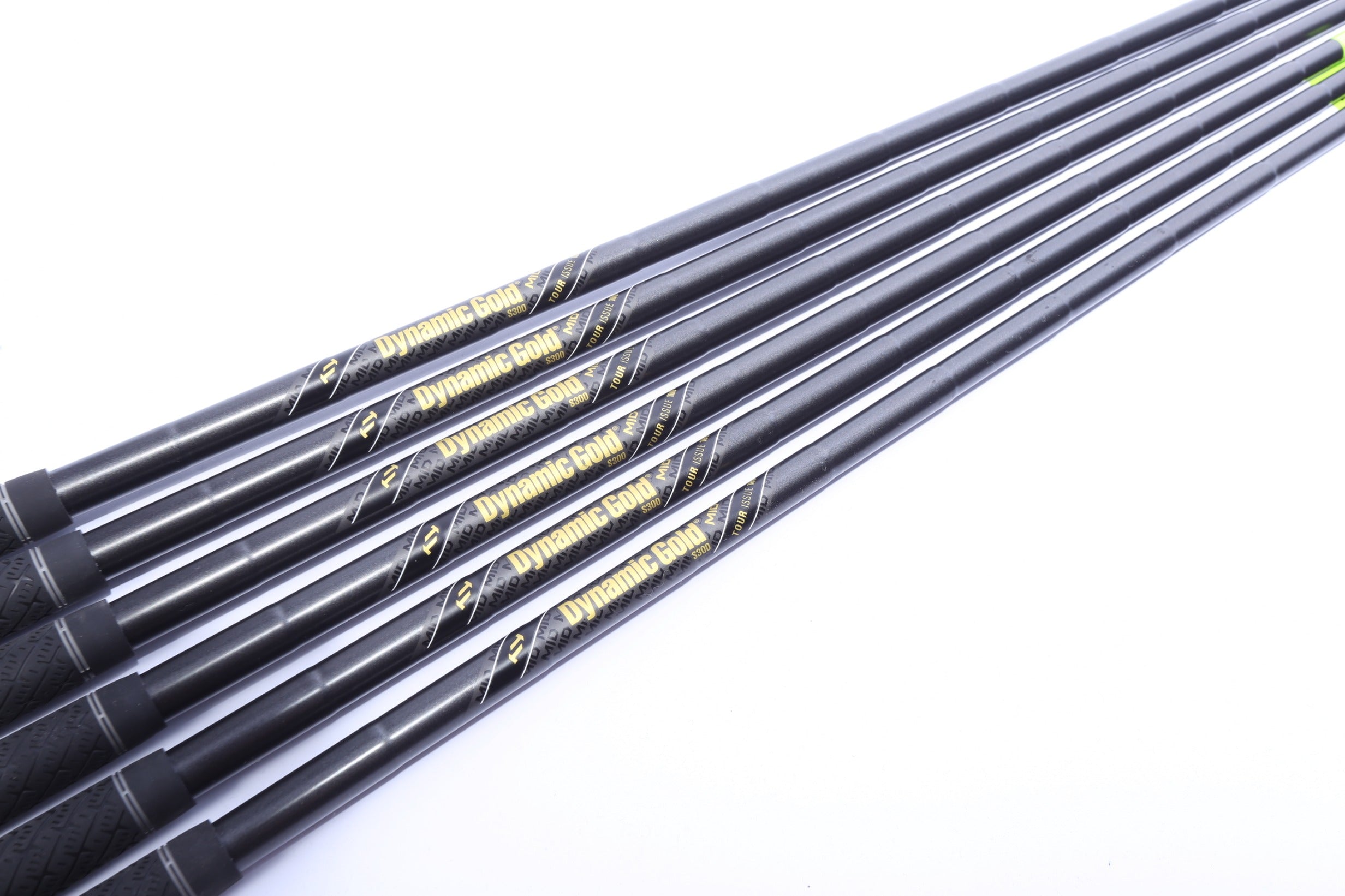 Used True Temper Dynamic Gold S300 Stiff Steel Iron Shaft Set Standard