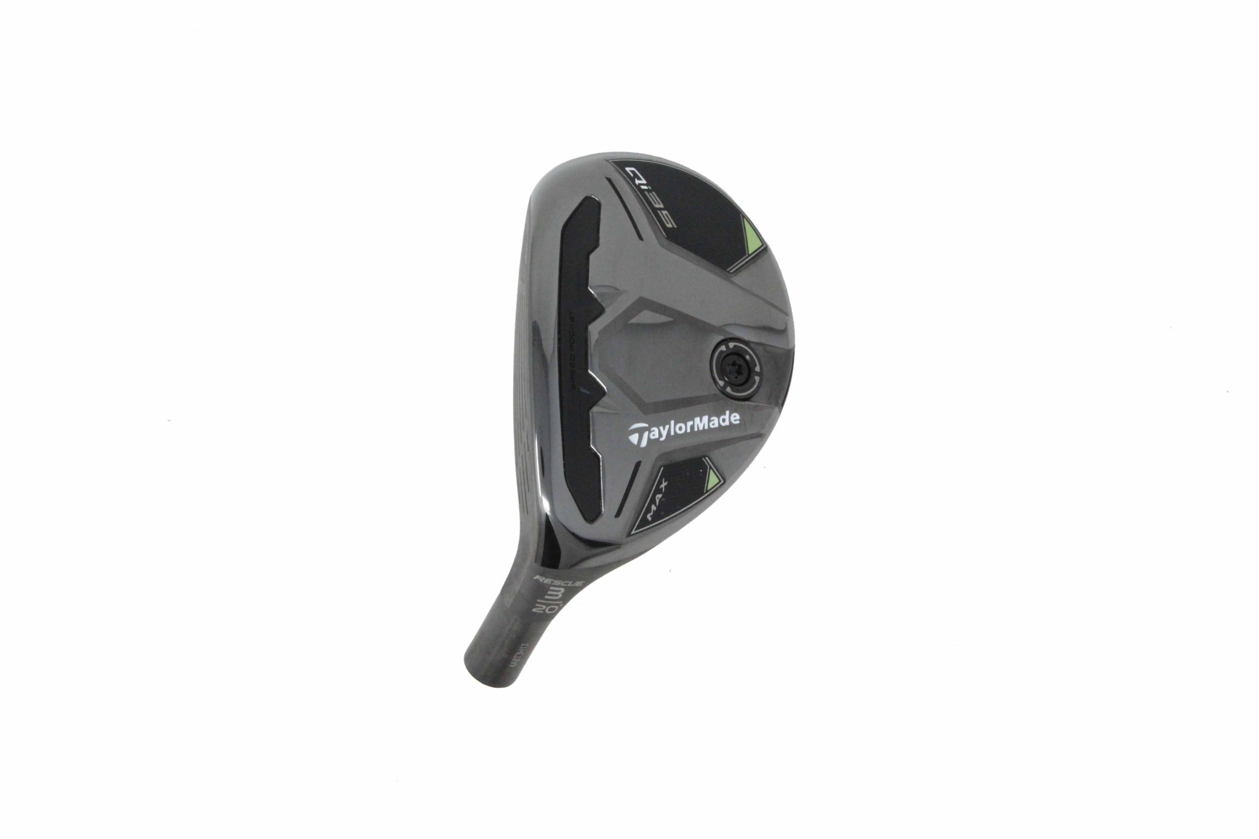 Used TaylorMade Qi35 MAX Rescue 3H - HEAD ONLY - Left-Handed - 20 Degrees