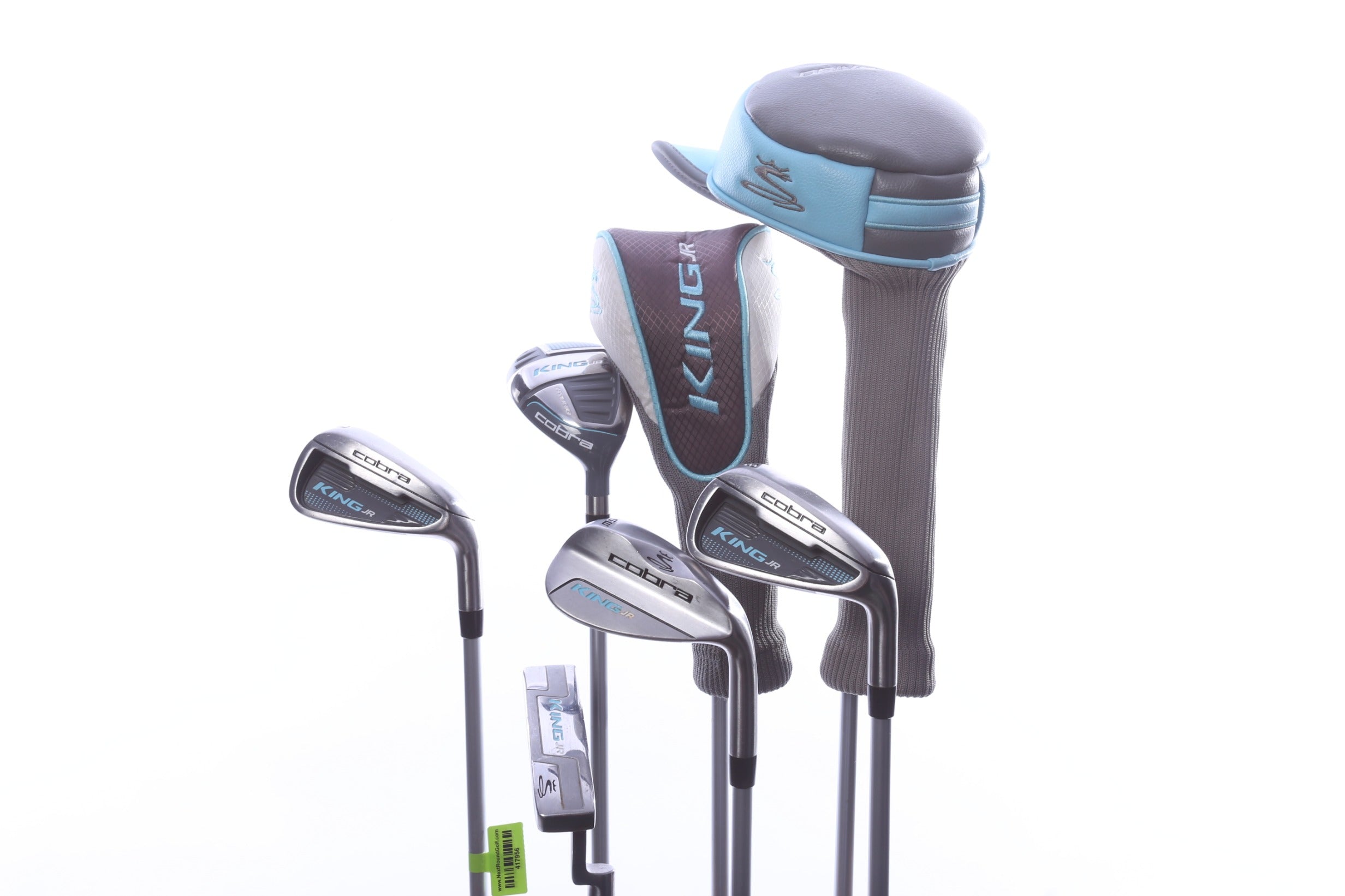 Used Cobra King Junior Kids Set - Right-Handed - Driver, FW, Hybrid, 7, 9, SW, Putter - Junior Flex-Next Round
