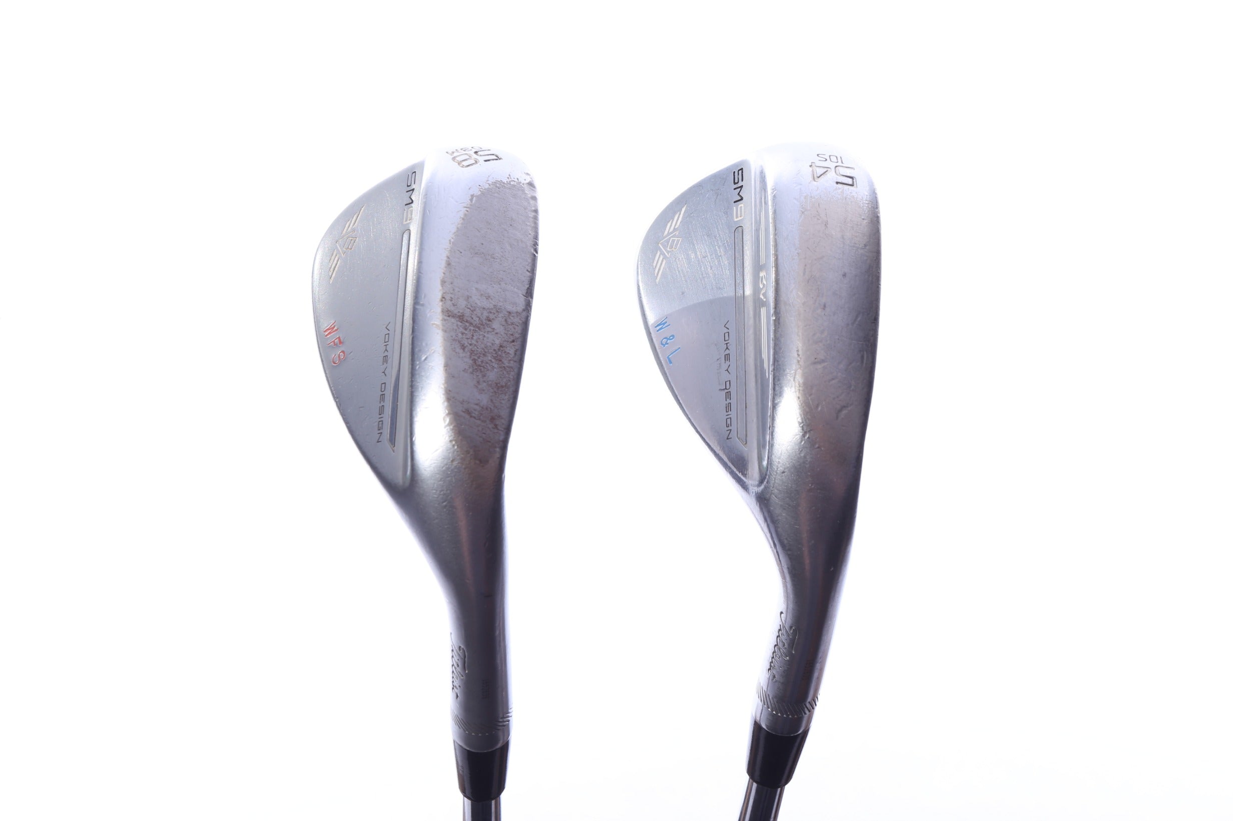 Used Titleist Vokey SM9 Tour Chrome Wedge Set - Right-Handed - 54*, 58* - Wedge Flex-Next Round