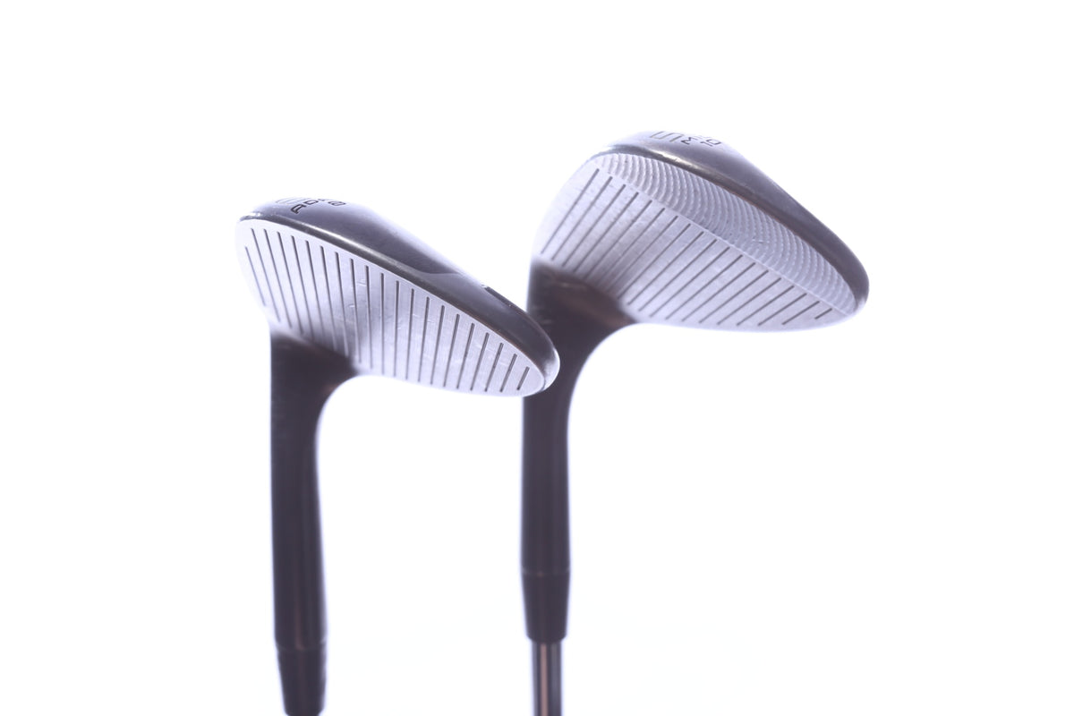 Used Cleveland RTZ Black Satin Wedge Set - Right-Handed - 56*, 60* - Regular Flex-Next Round