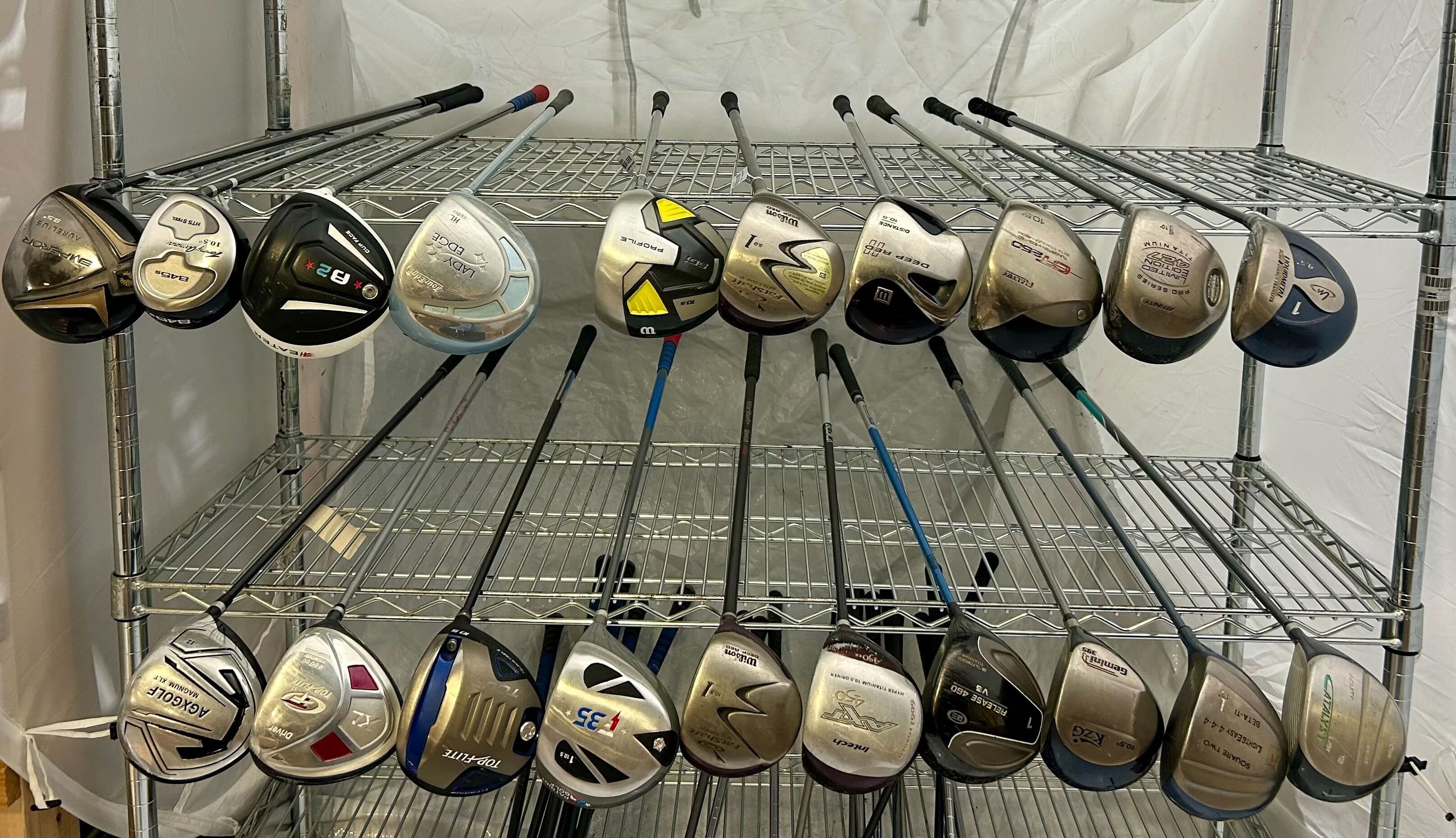 Wholesale Lot of 20 Assorted Golf Drivers-Next Round