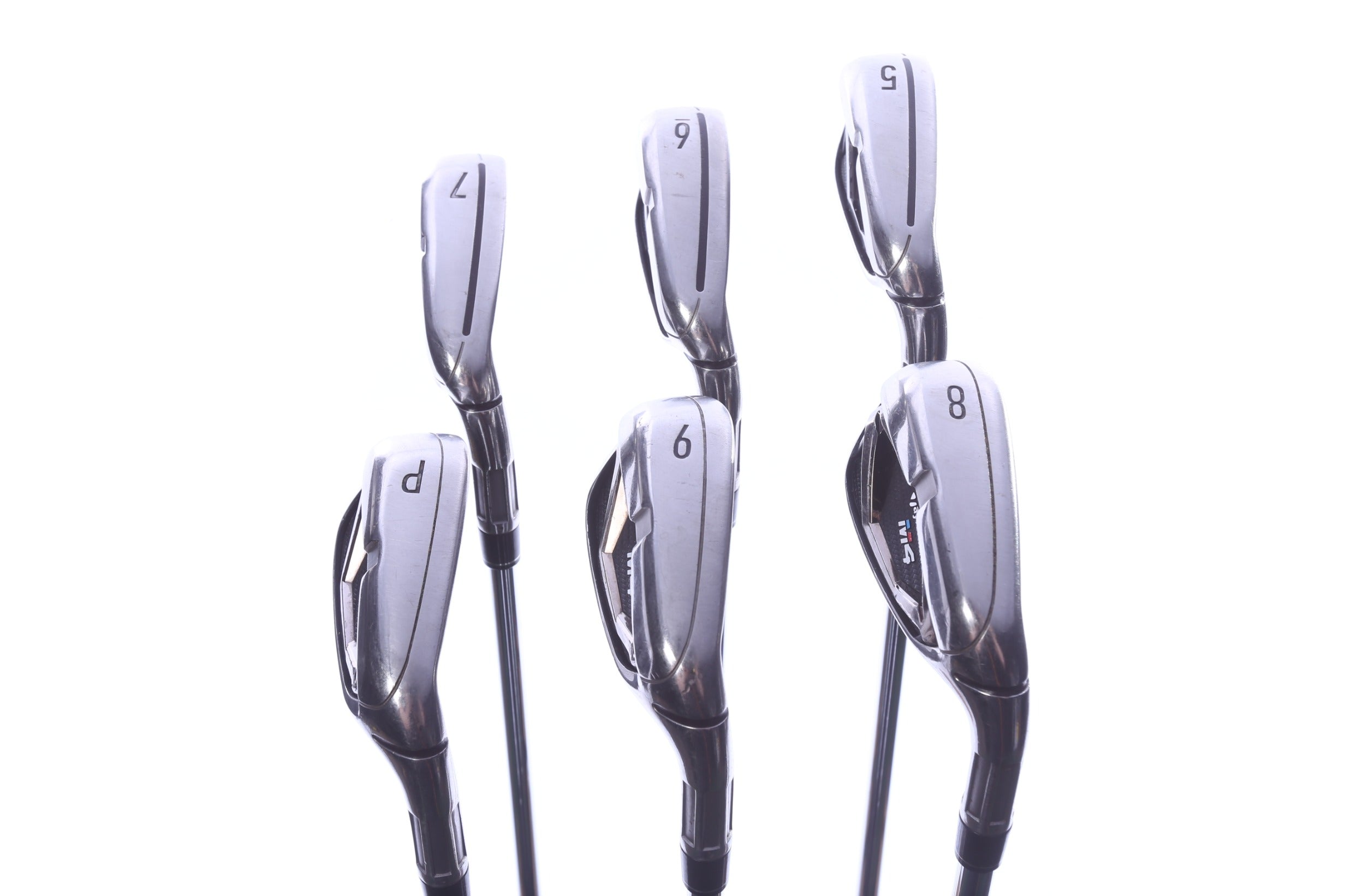 Used TaylorMade M4 2021 Iron Set - Right-Handed - 5-PW - Stiff Flex