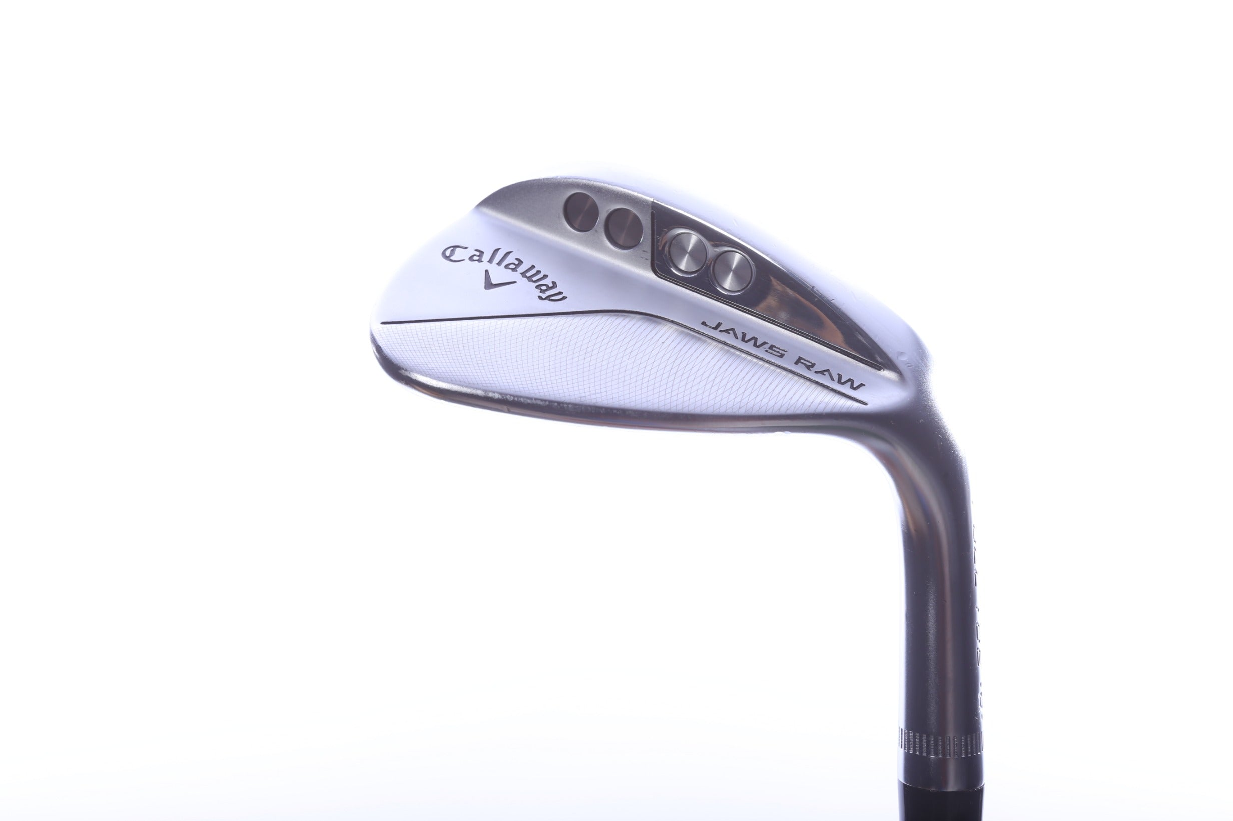 Used Callaway Jaws Full Toe Raw Face Chrome Sand Wedge - Right-Handed - 56 Degrees - Stiff Flex