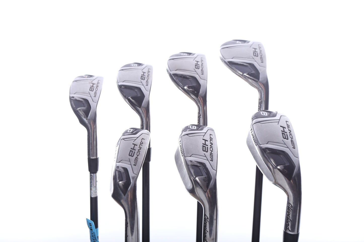 Used Cleveland Launcher HB Turbo Iron Set - Right-Handed - 4-PW - Regular Flex-Next Round