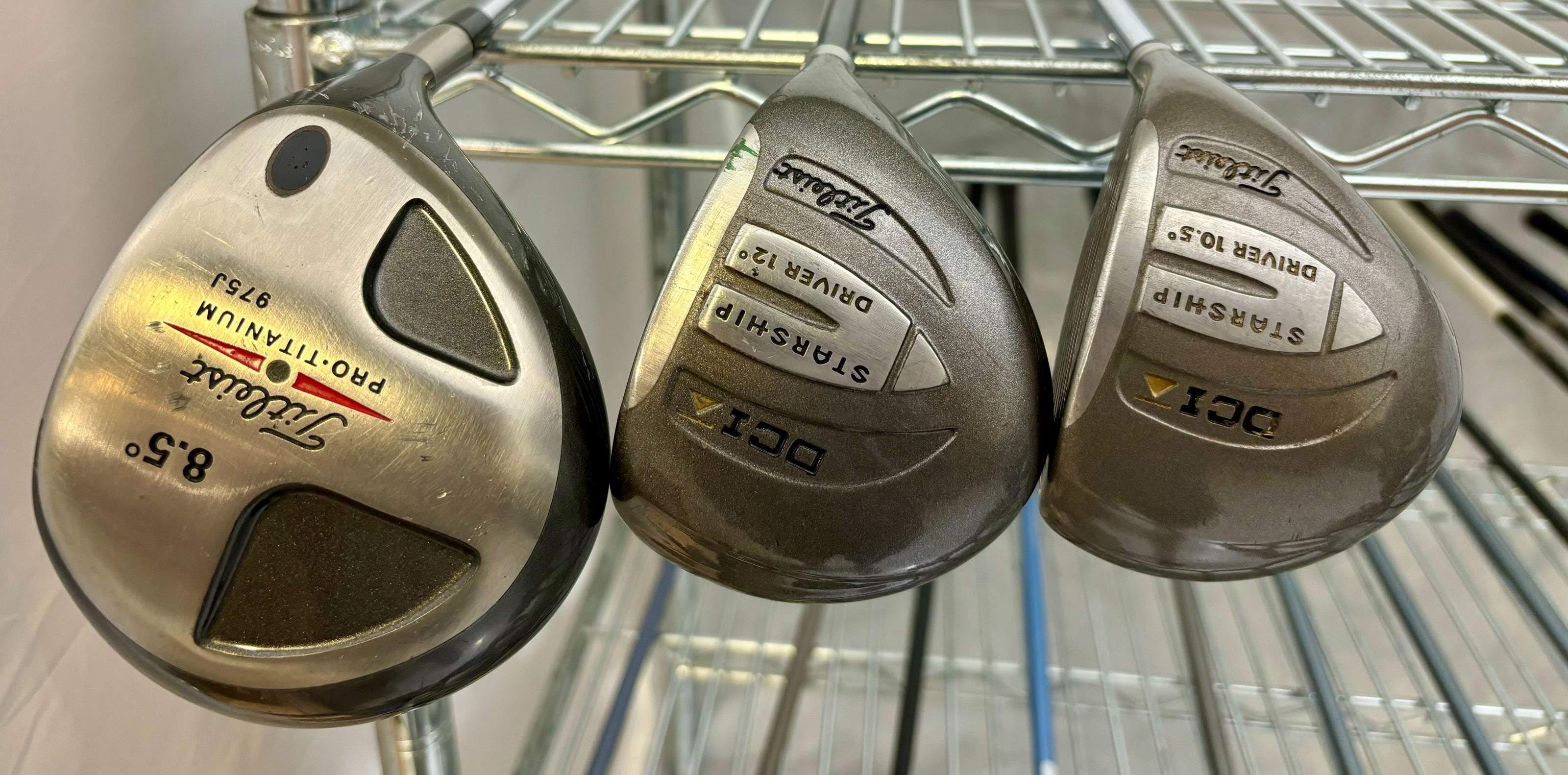 Wholesale Lot of 30 Golf Clubs - Woods/Drivers - Cobra/Titleist - Right-Handed-Next Round