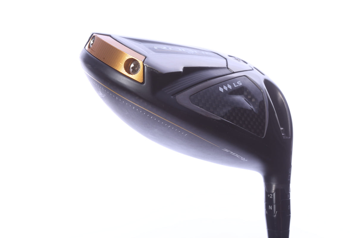 Used Callaway Rogue ST Triple Diamond LS Driver - 9 Degrees - Stiff Flex Mitsubishi Kaili White - Right-Handed