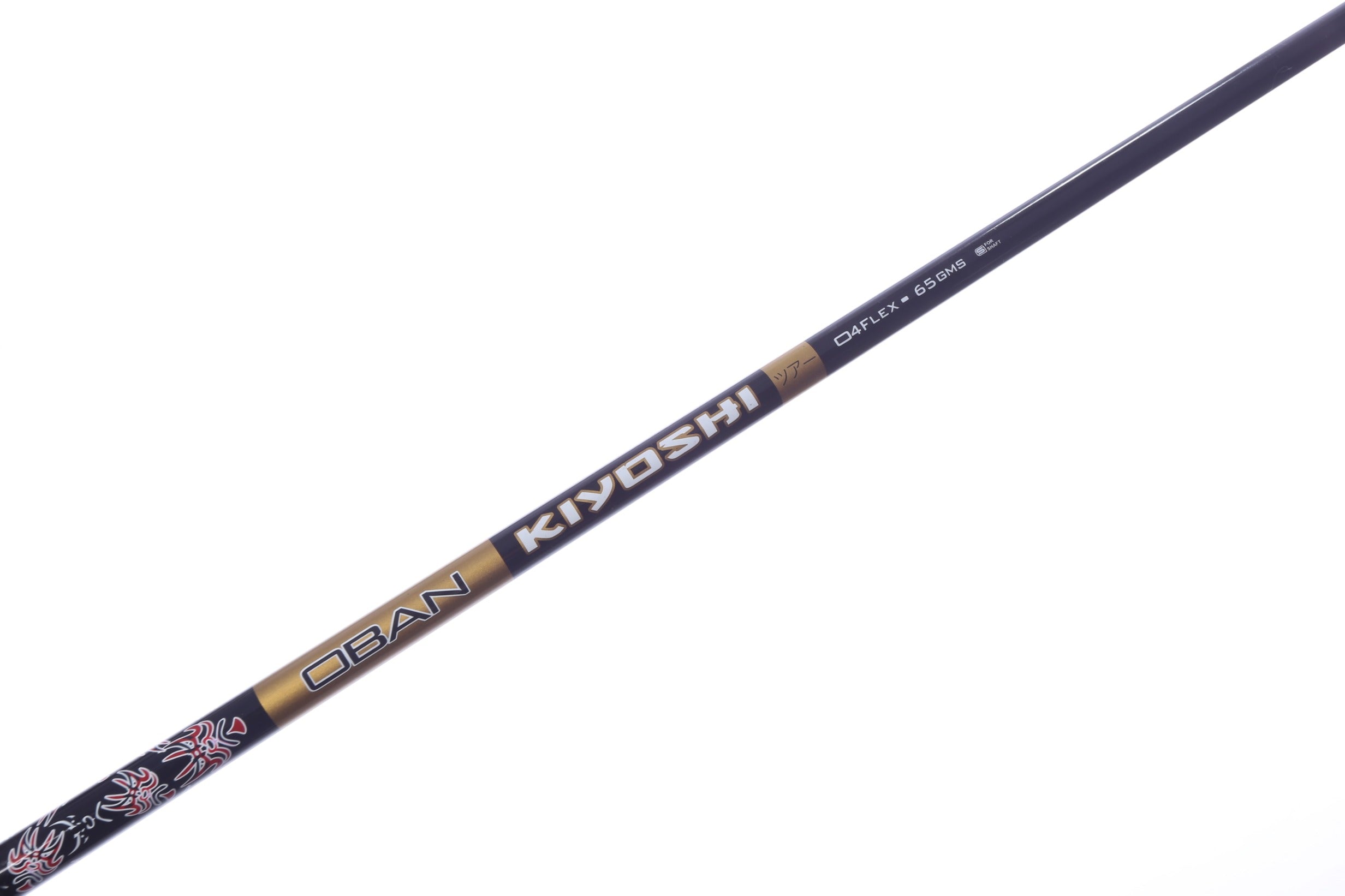 Used Oban Kiyoshi Black Driver Shaft Stiff Flex Graphite - 43.5 in - TaylorMade M Adapter-Next Round