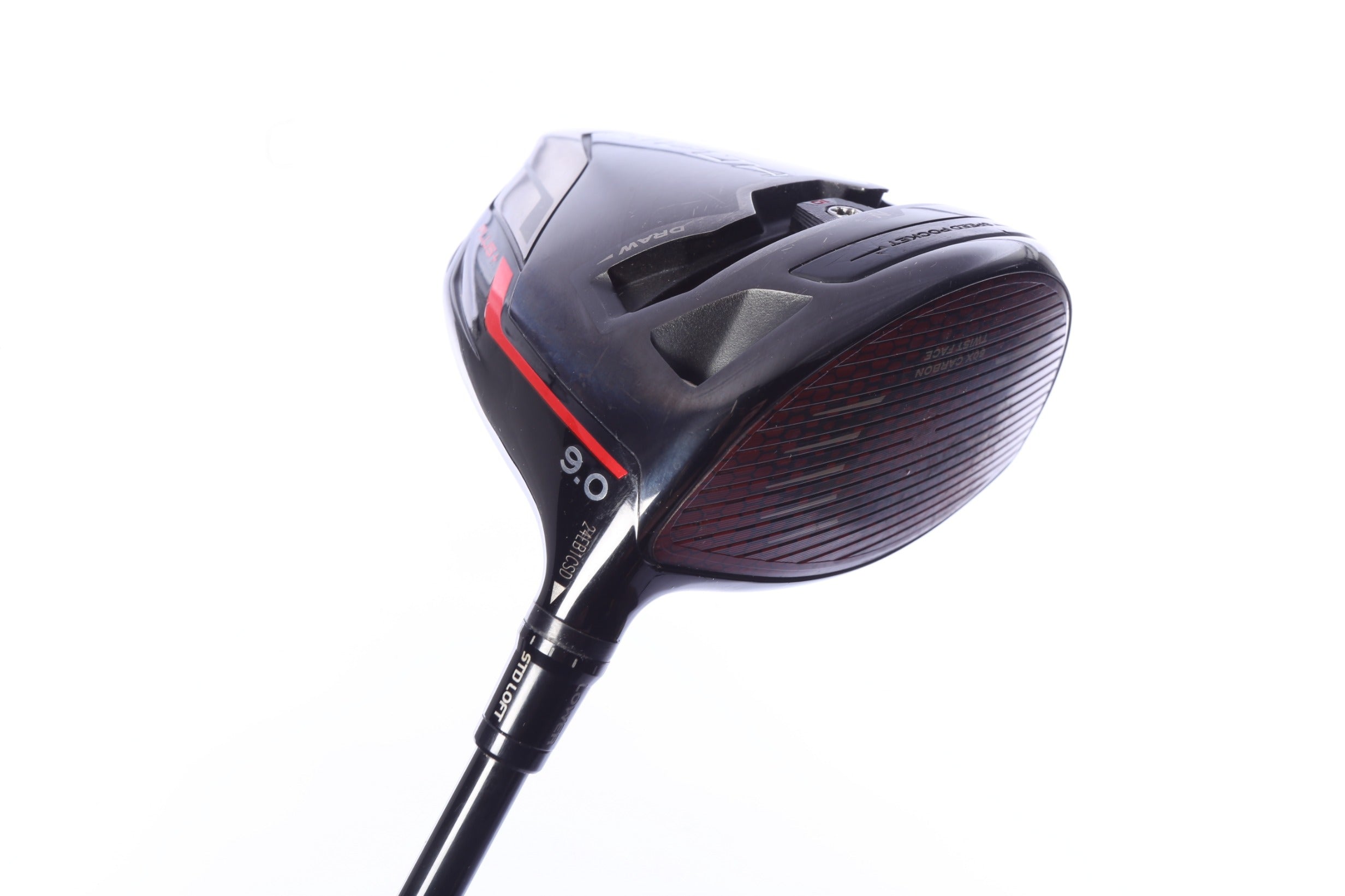 Used TaylorMade STEALTH PLUS Driver - 9 Degrees - Stiff Flex Mitsubishi Kai'li White - Right-Handed