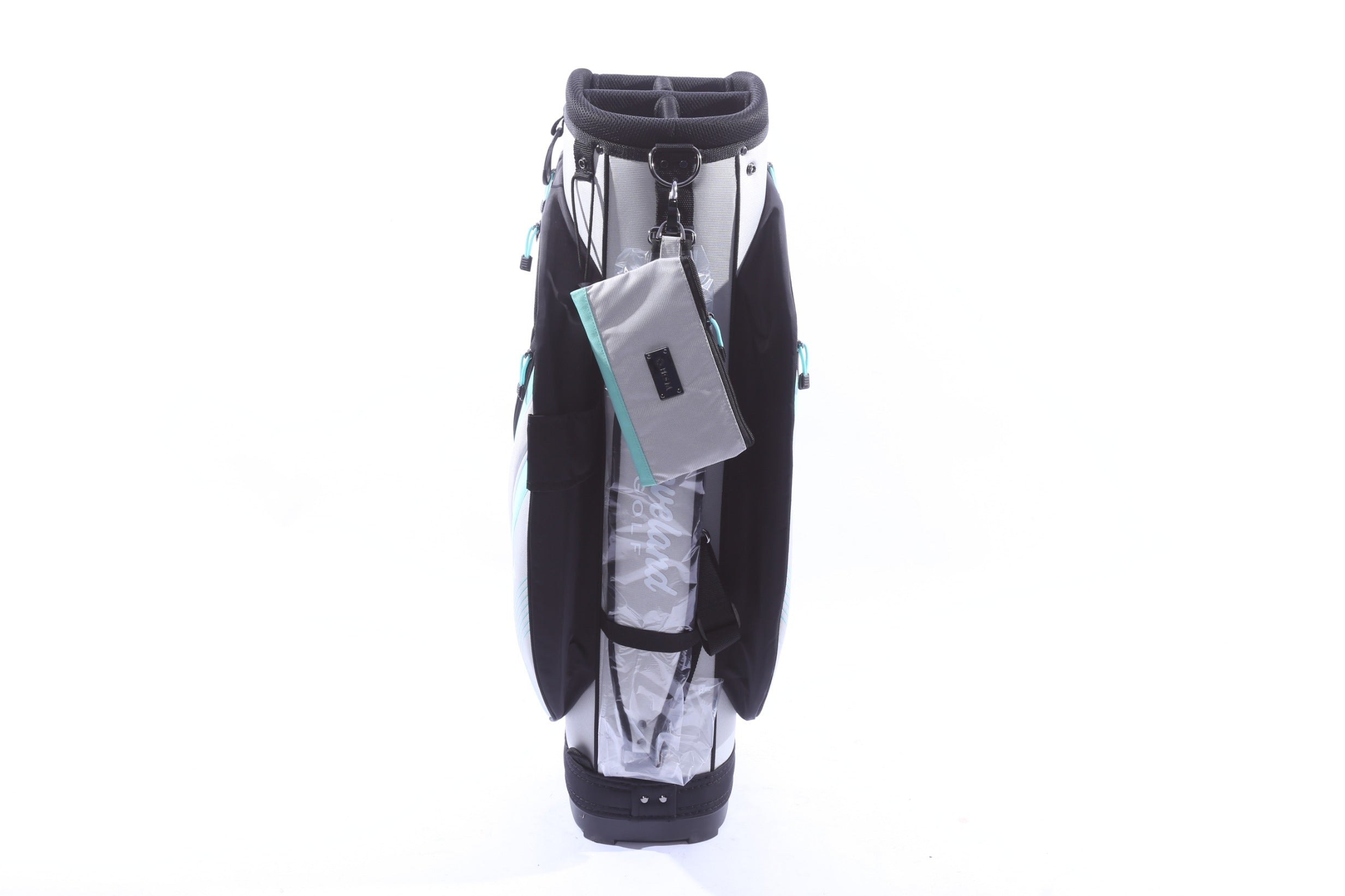 Used Cleveland All Other Models Gray Cart Bag - 5-Way - 8 Pockets - Rain Cover Included-Next Round