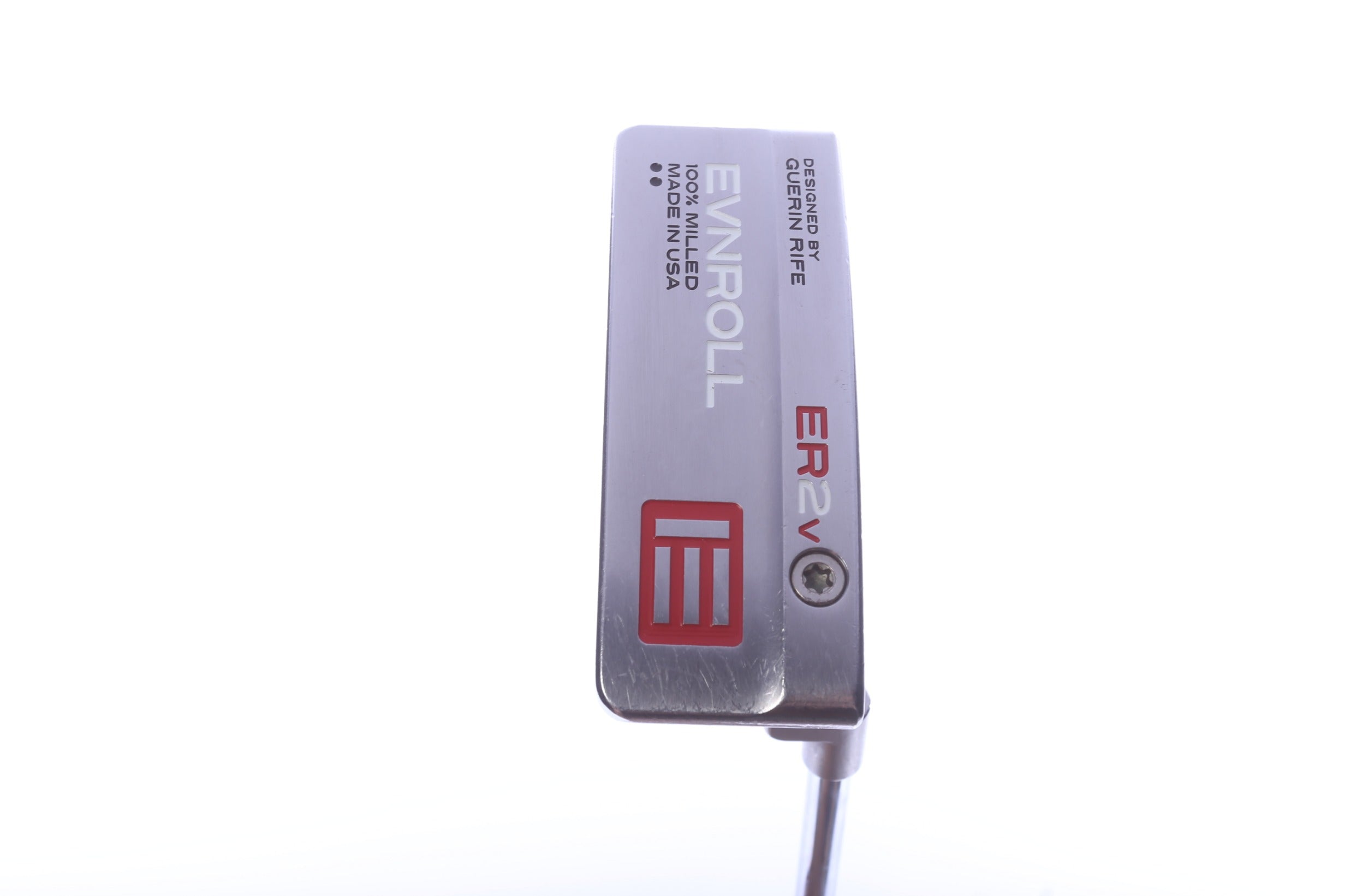 Used Evnroll ER2v3 Long Plumber MidBlade White TourTac Putter - Right-Handed - 34 in - Blade