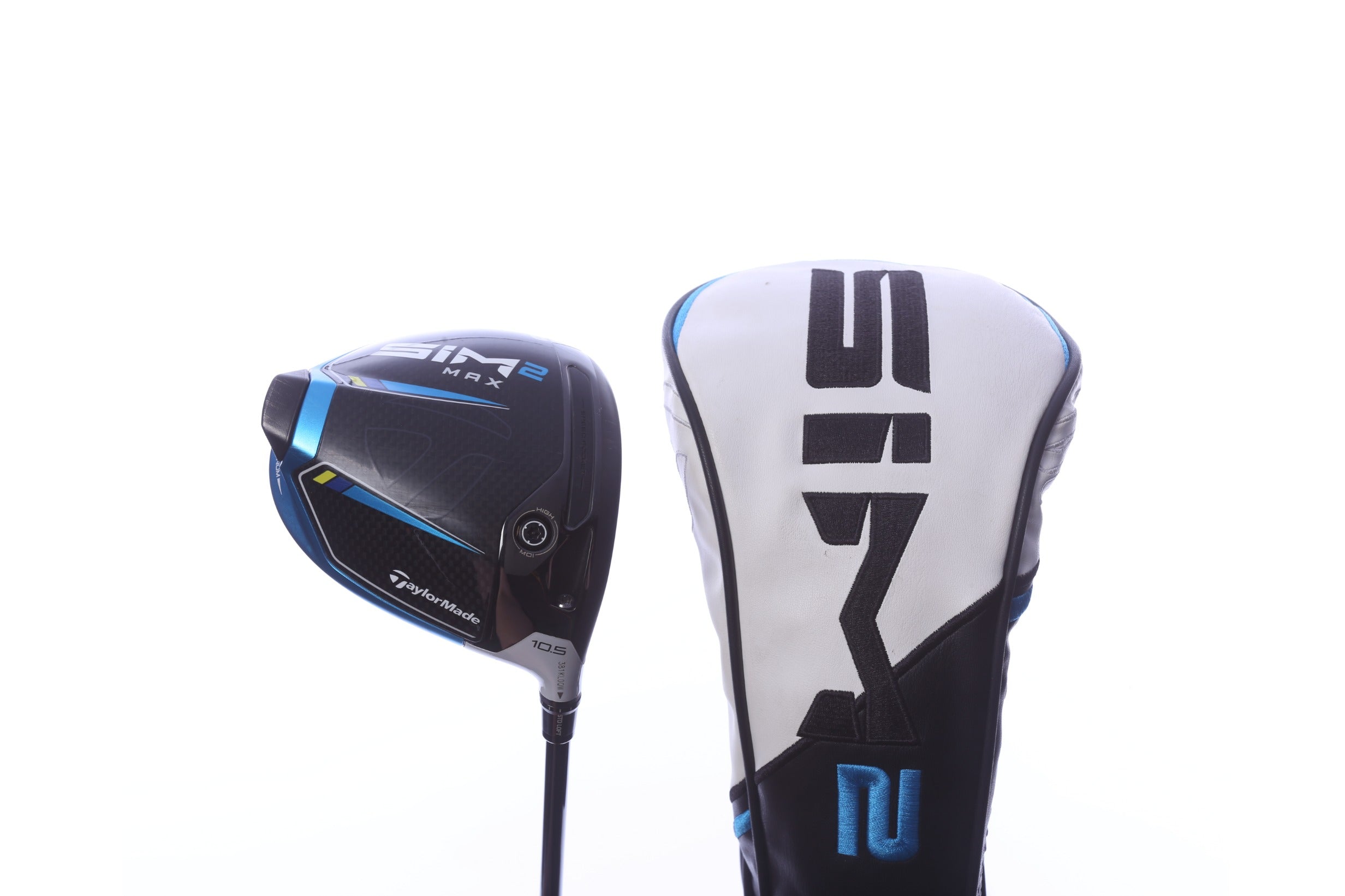 Used TaylorMade SIM2 MAX Driver - 10.5 Degrees - Regular Flex Fujikura Ventus Blue - Right-Handed