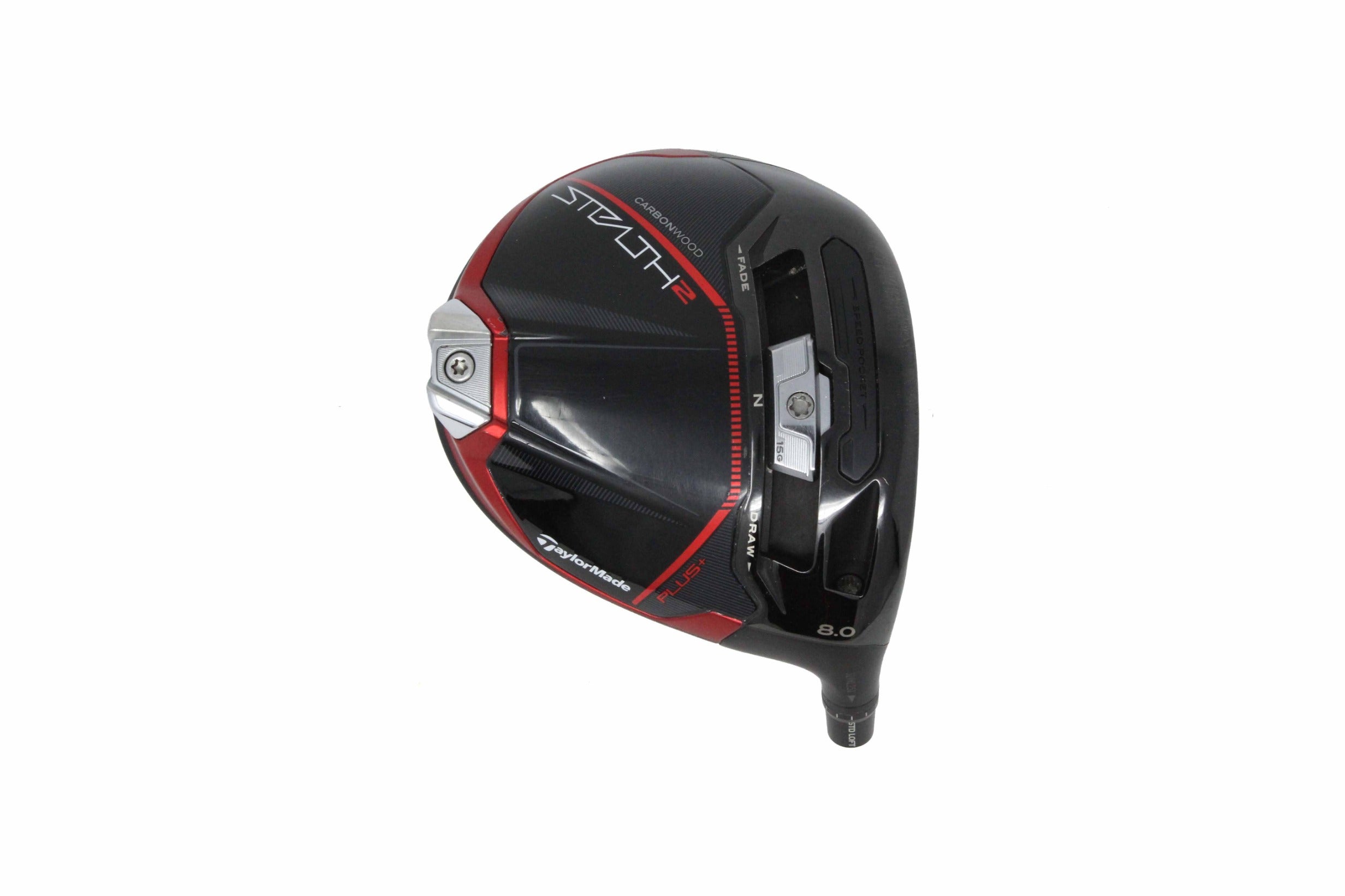 Used TaylorMade STEALTH 2 PLUS Driver - HEAD ONLY - Right-Handed - 8 Degrees