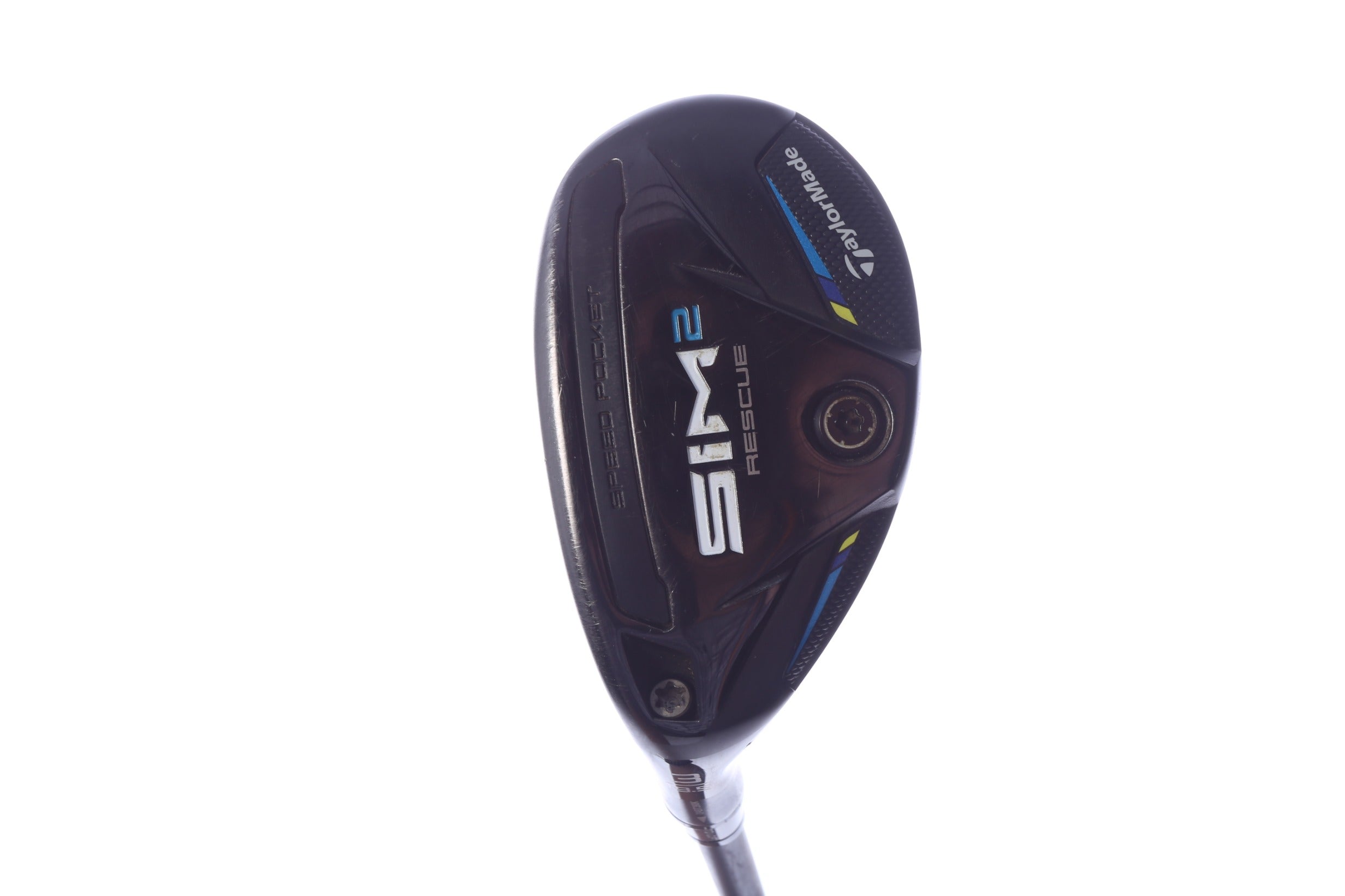 Used TaylorMade SIM2 Rescue 3H Hybrid - Left-Handed - 19.5 Degrees - Tour Stiff Flex-Next Round
