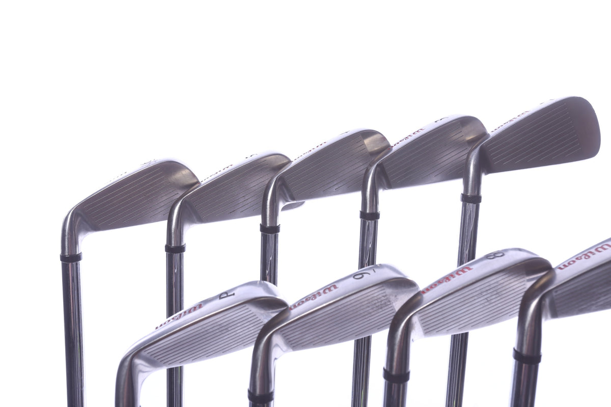Used Wilson FATSHAFT II Iron Set - Right-Handed - 2-PW - Regular Flex