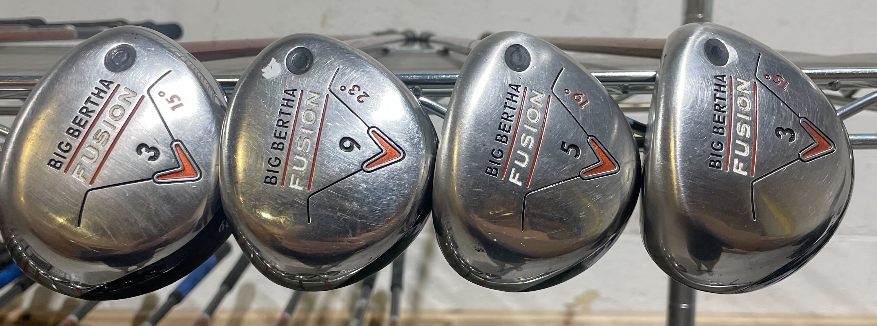 Wholesale Lot of 20 Golf Clubs - Callaway Big Bertha Fusion Fairway Woods-Next Round