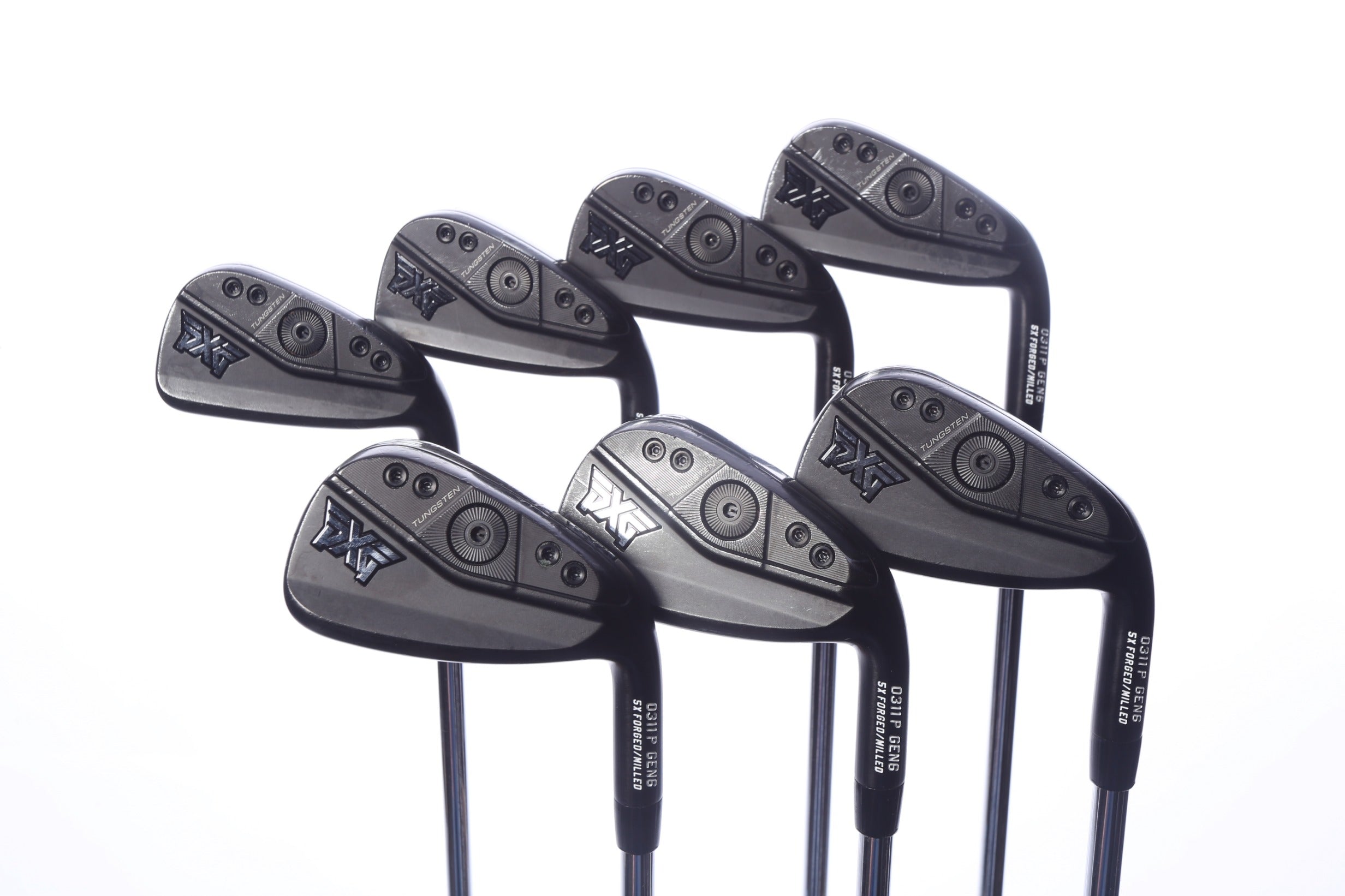 Used PXG 0311P Gen 6 Black Label Elite Iron Set - Right-Handed - 4-PW - Regular Flex-Next Round