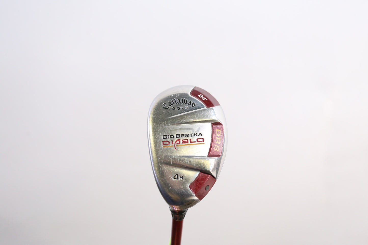 Used Callaway Big Bertha Diablo 4H Hybrid - Left-Handed - 24 Degrees - Seniors Flex