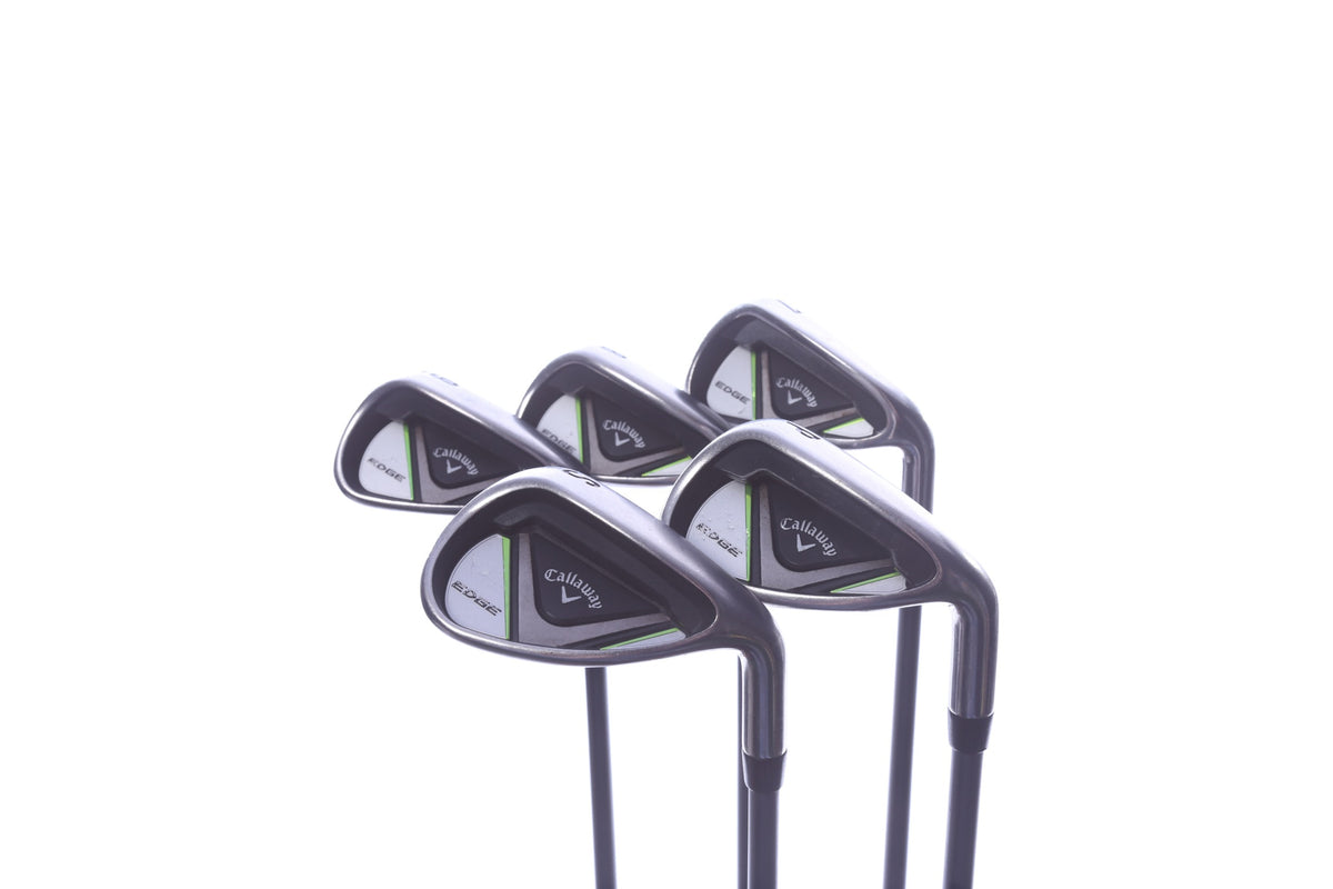 Used Callaway 2018 Edge Iron Set - Right-Handed - 7-PW, SW - Ladies Flex