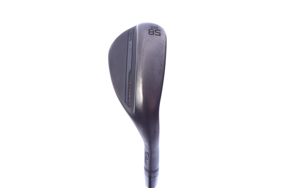 Used Titleist Vokey SM10 Jet Black Lob Wedge - Right-Handed - 58 Degrees - Wedge Flex