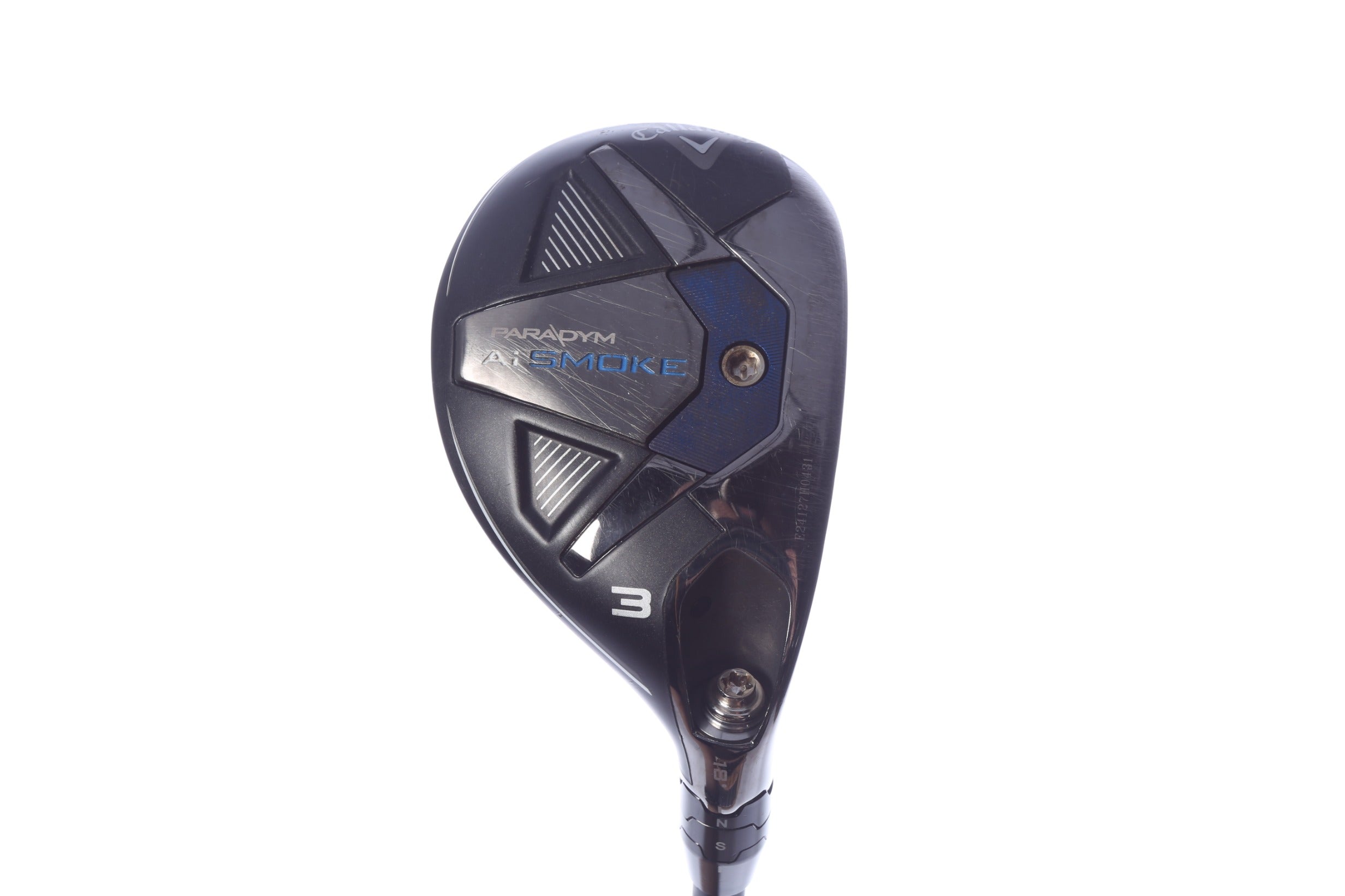 Used Callaway Paradym Ai Smoke 3H Hybrid - Right-Handed - 18 Degrees - Stiff Flex-Next Round