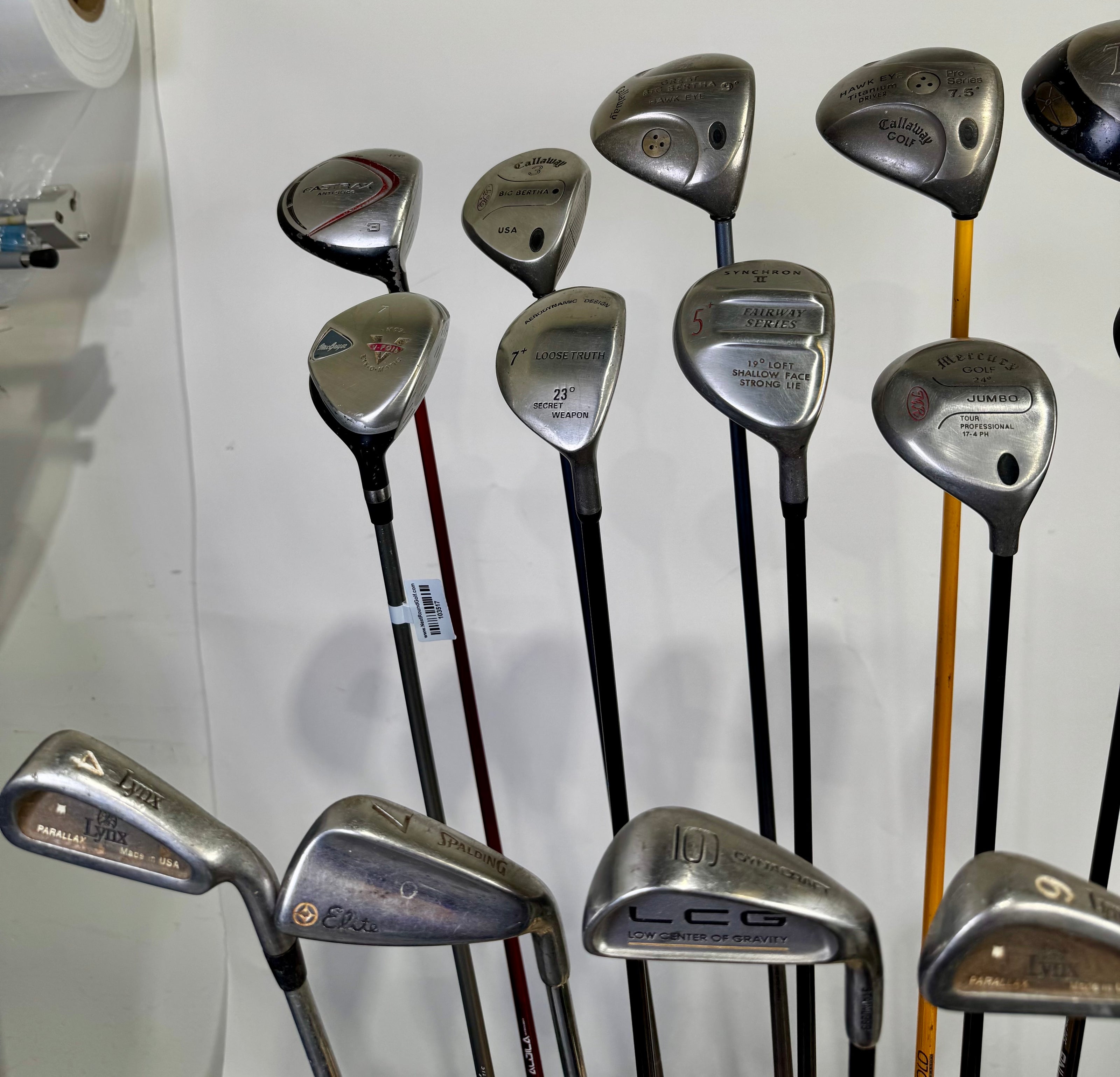 Wholesale Lot of 24 Drivers, Fairway Woods, Hybrids, And Single Irons.-Next Round