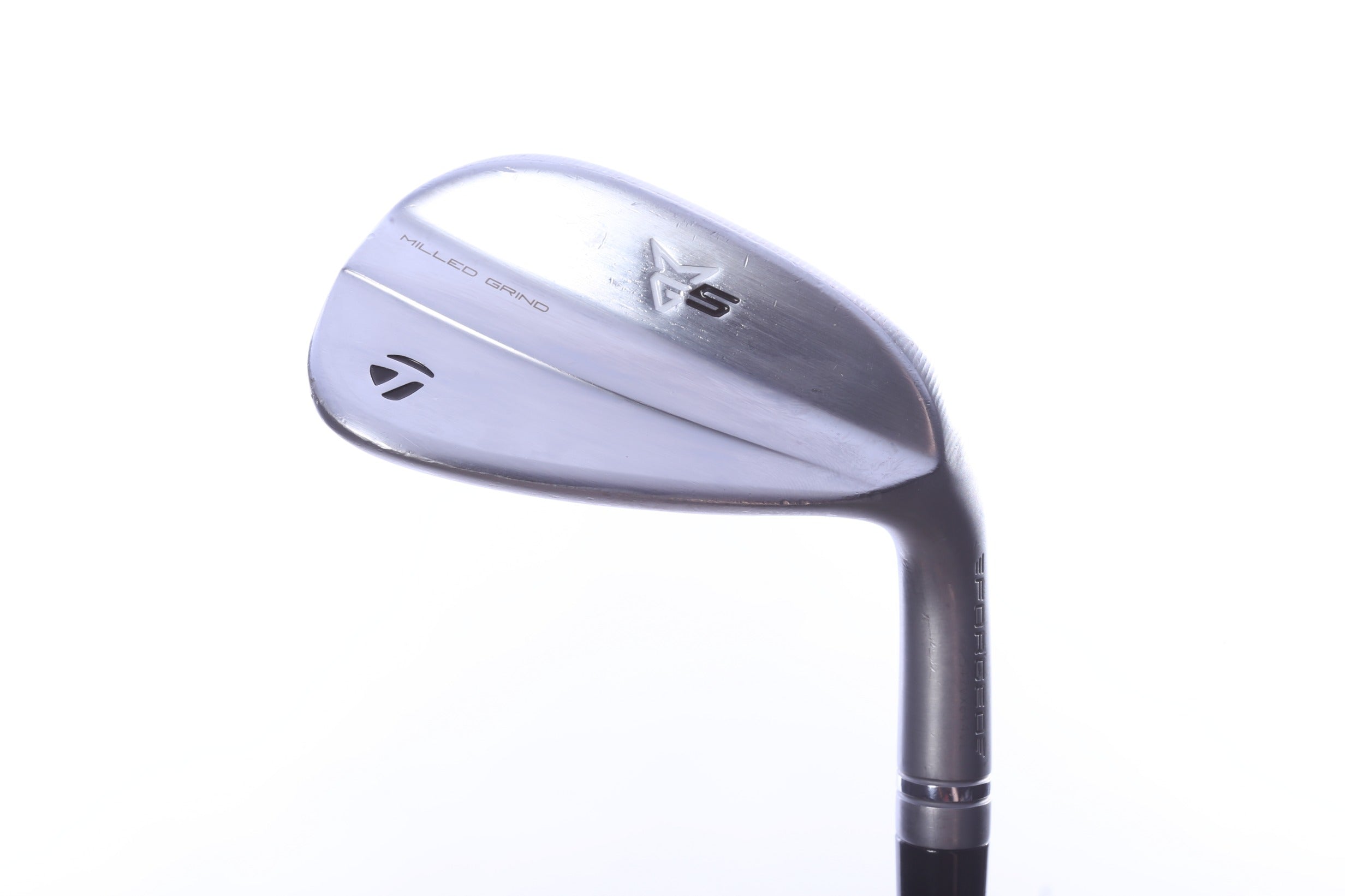 Used TaylorMade Milled Grind 5 Satin Chrome Pitching Wedge - Right-Handed - 46 Degrees - Wedge Flex-Next Round