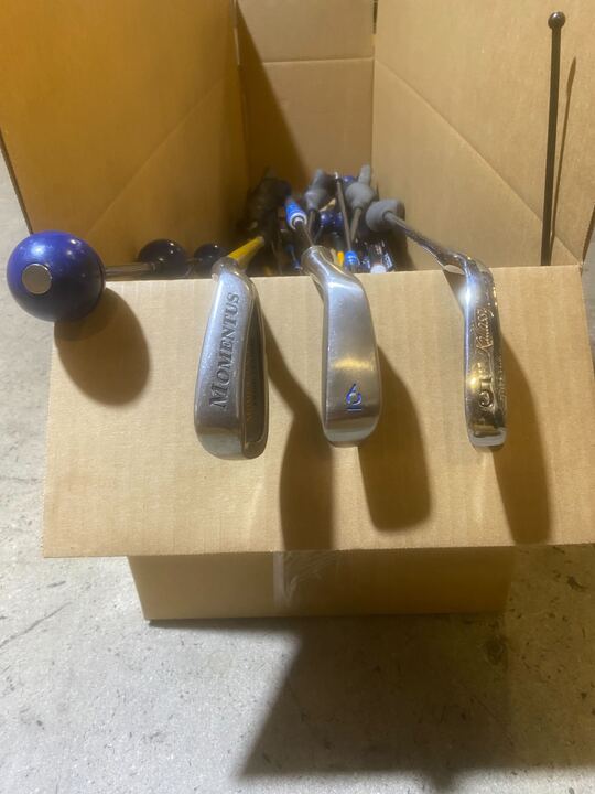 Wholesale Lot of 25 Training Aids. Swing Magic, Medicus, Blue Strike etc.-Next Round