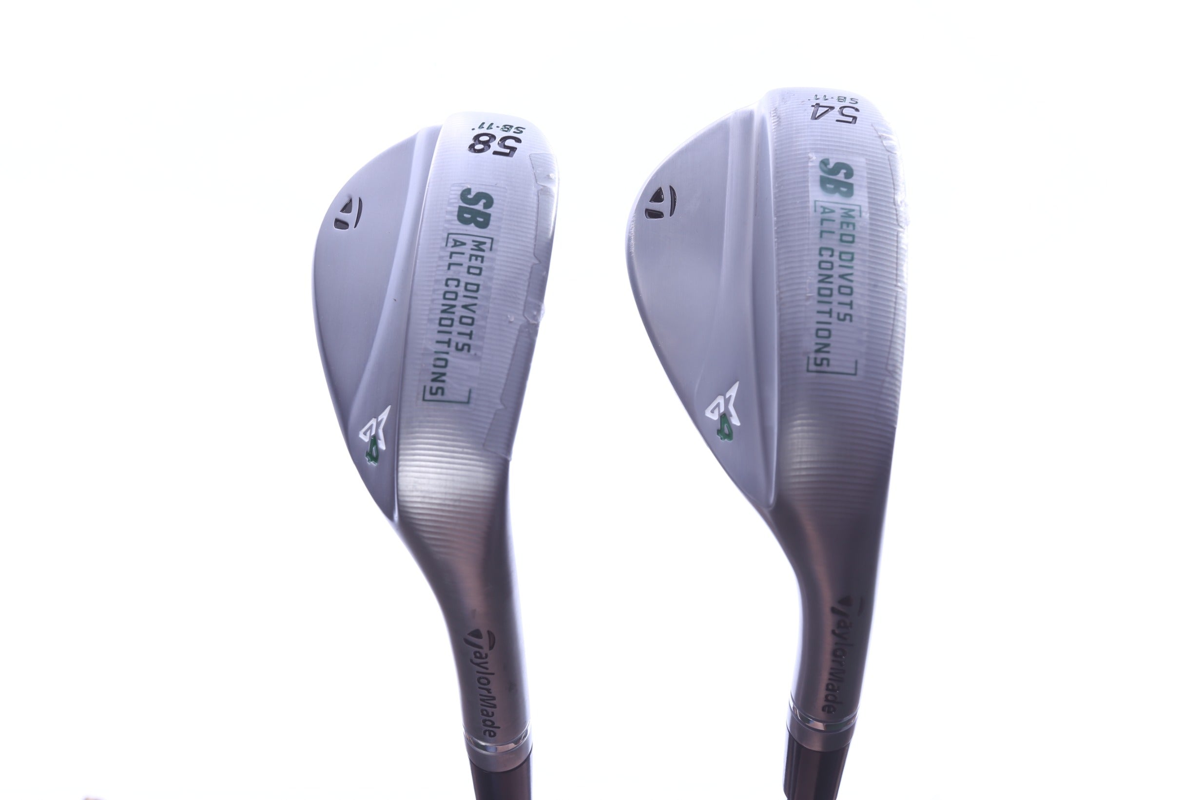 Used TaylorMade Milled Grind 4 Raw Wedge Set - Right-Handed - 54*, 58* - Wedge Flex-Next Round