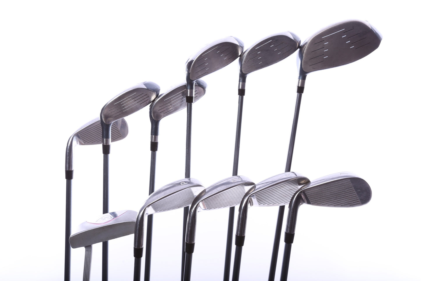 Used MaxFli Black Max Complete Set - Right-Handed - 1W, 3W, 5W, 4H, 5H, 6-PW, Putter - Ladies Flex-Next Round