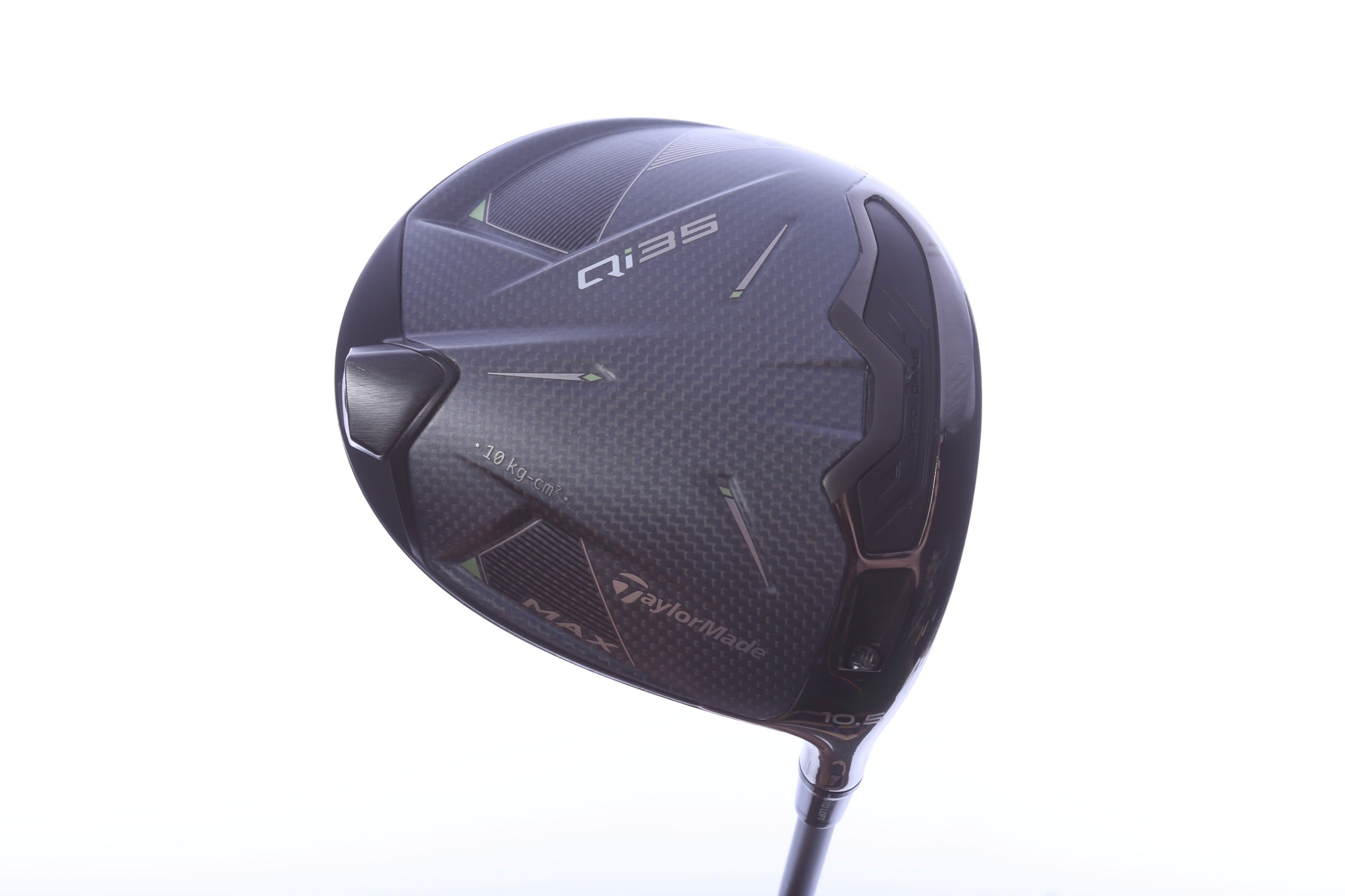 Used TaylorMade Qi35 MAX Driver - 10.5 Degrees - Stiff Flex Fujikura Air Speeder - Right-Handed