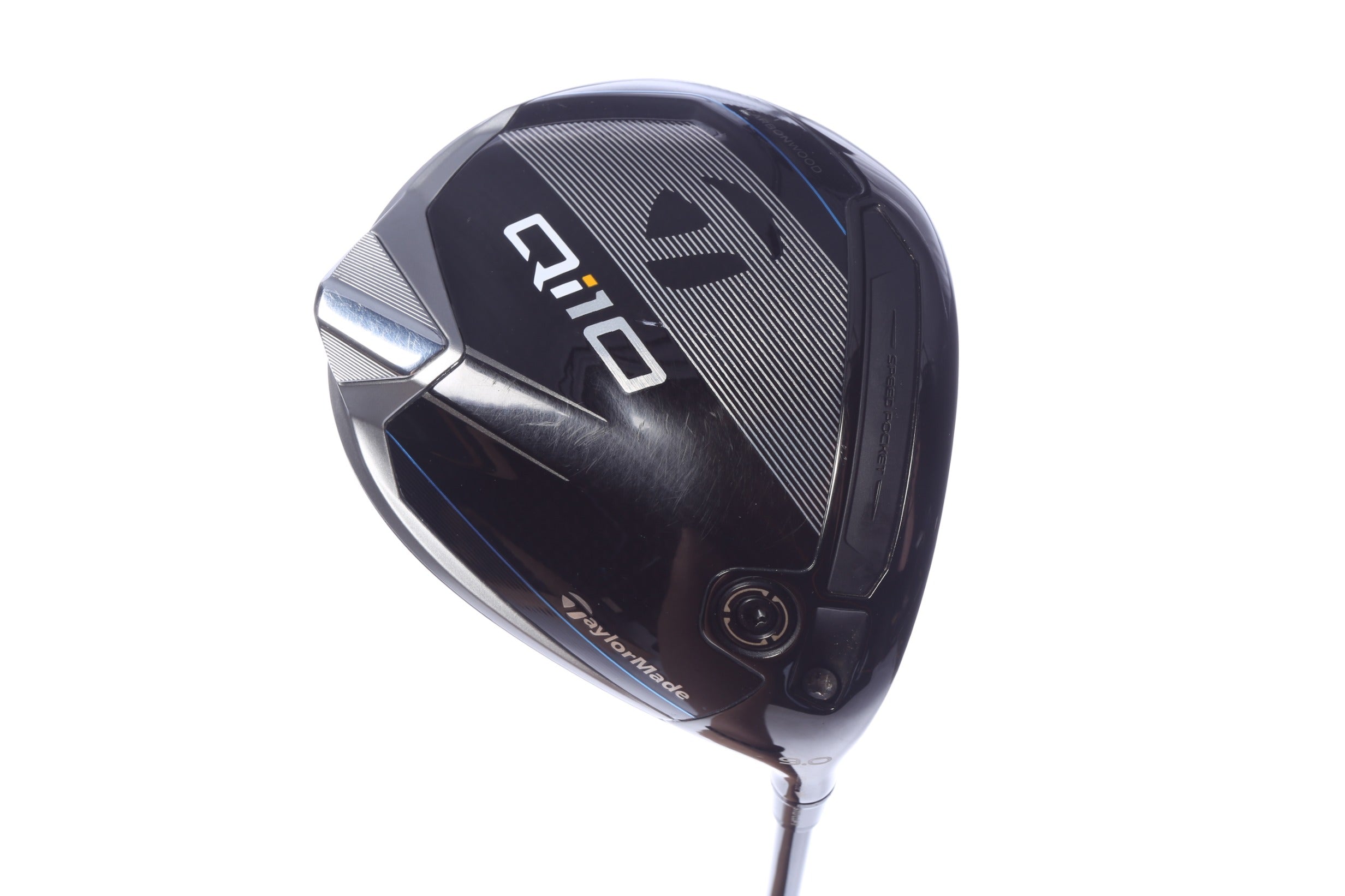 Used TaylorMade Qi10 Driver - 9 Degrees - Stiff Flex Fujikura Ventus TR Blue - Right-Handed
