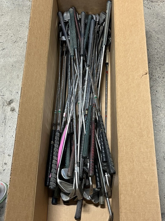 Wholesale Lot of 50 Single Irons. Wilson, Spalding, Square Two-Next Round
