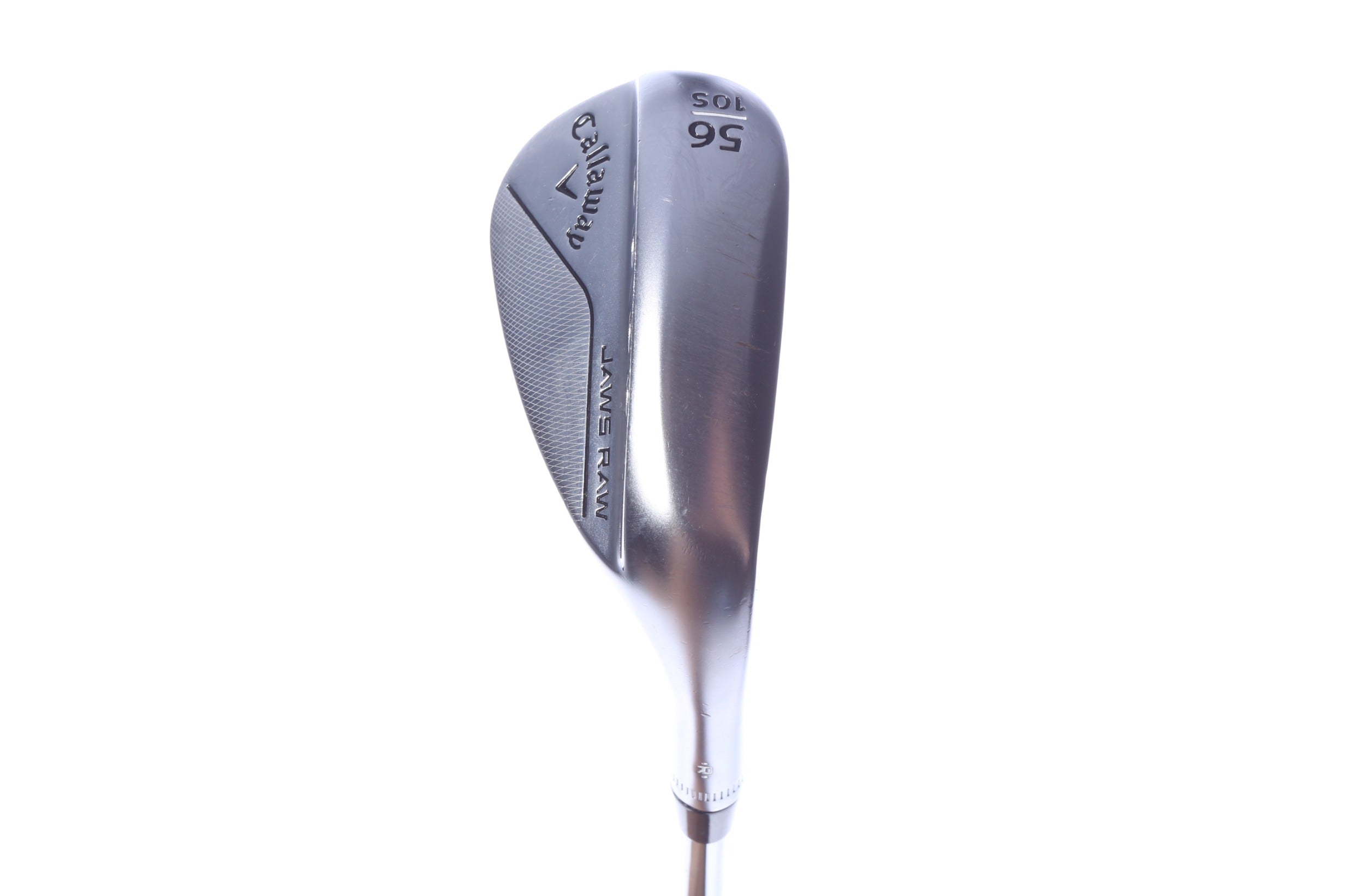 Used Callaway JAWS Raw Chrome Sand Wedge - Right-Handed - 56 Degrees - Wedge Flex